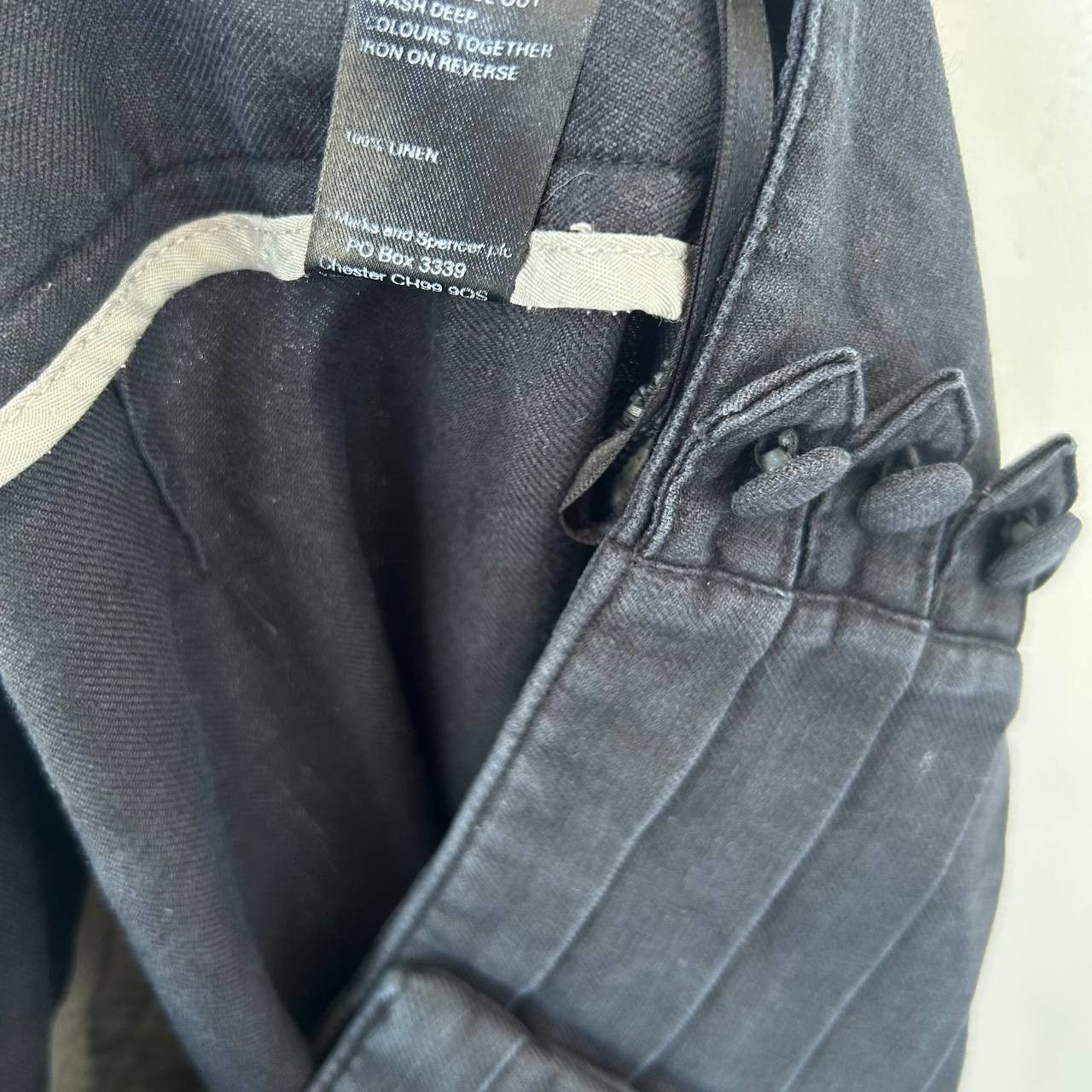 Marks & Spencer M&S Napoleon linen pants #1388 Size 30" / US 8 / IT 44 - 4 Thumbnail
