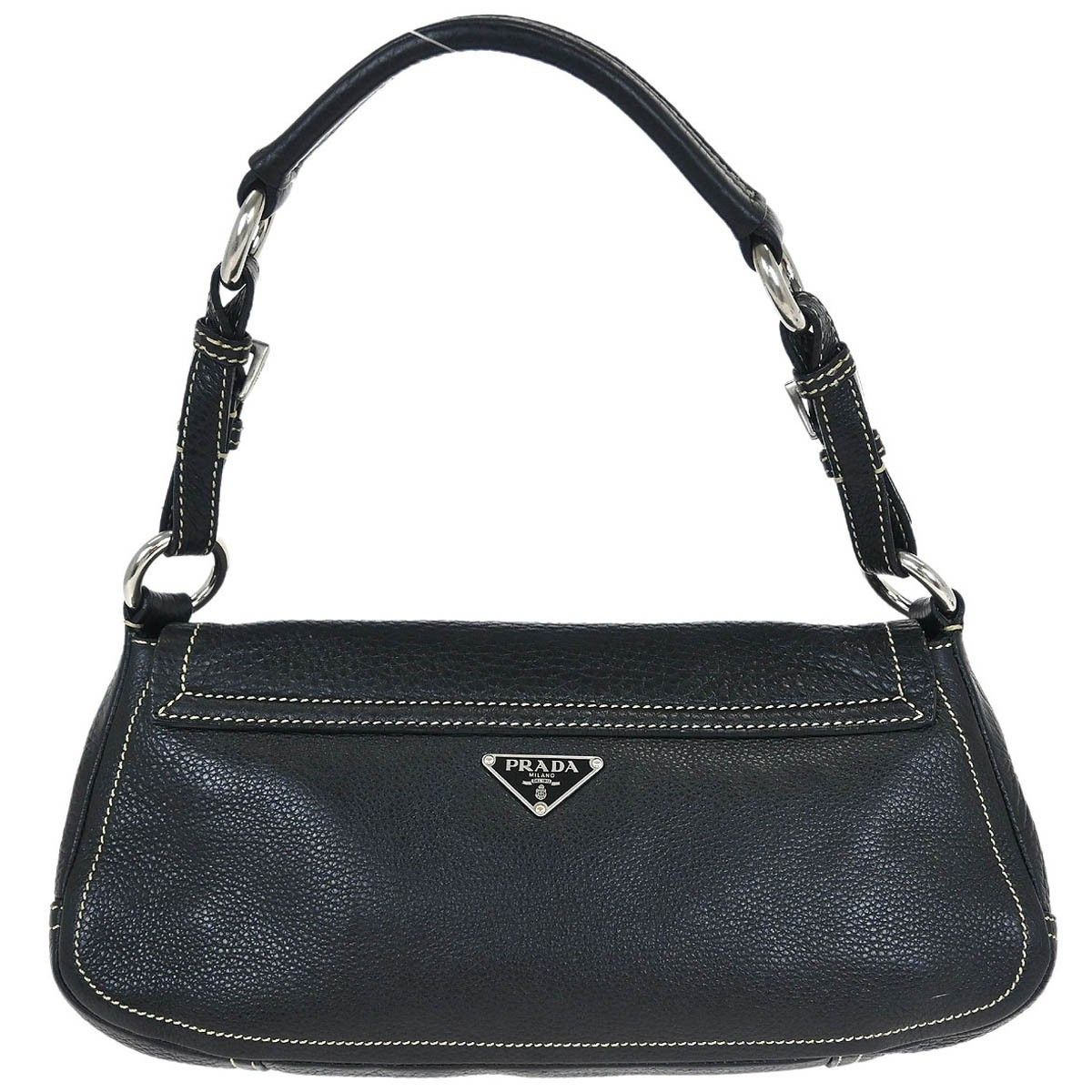 Prada Prada Vintage Shoulder Bag Leather Size ONE SIZE - 1 Thumbnail