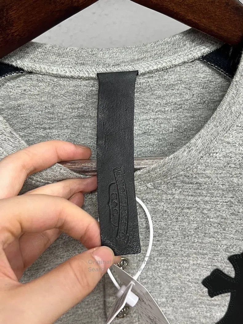 Chrome Hearts CHROME HEARTS Size S Black and gray leather long sleeves Size US S / EU 44-46 / 1 - 5 Thumbnail