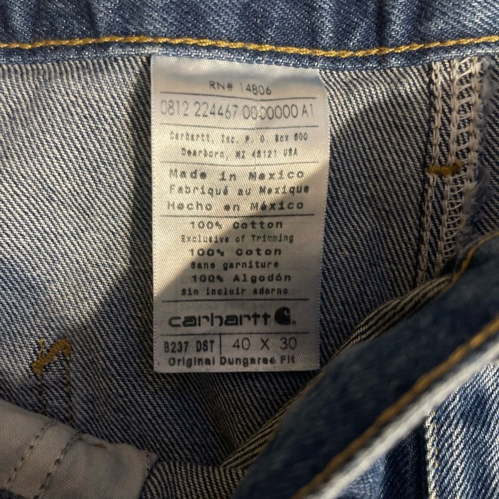 Carhartt Carhartt blue denim baggy jeans size 40x30 Size US 40 / EU 56 - 7 Thumbnail
