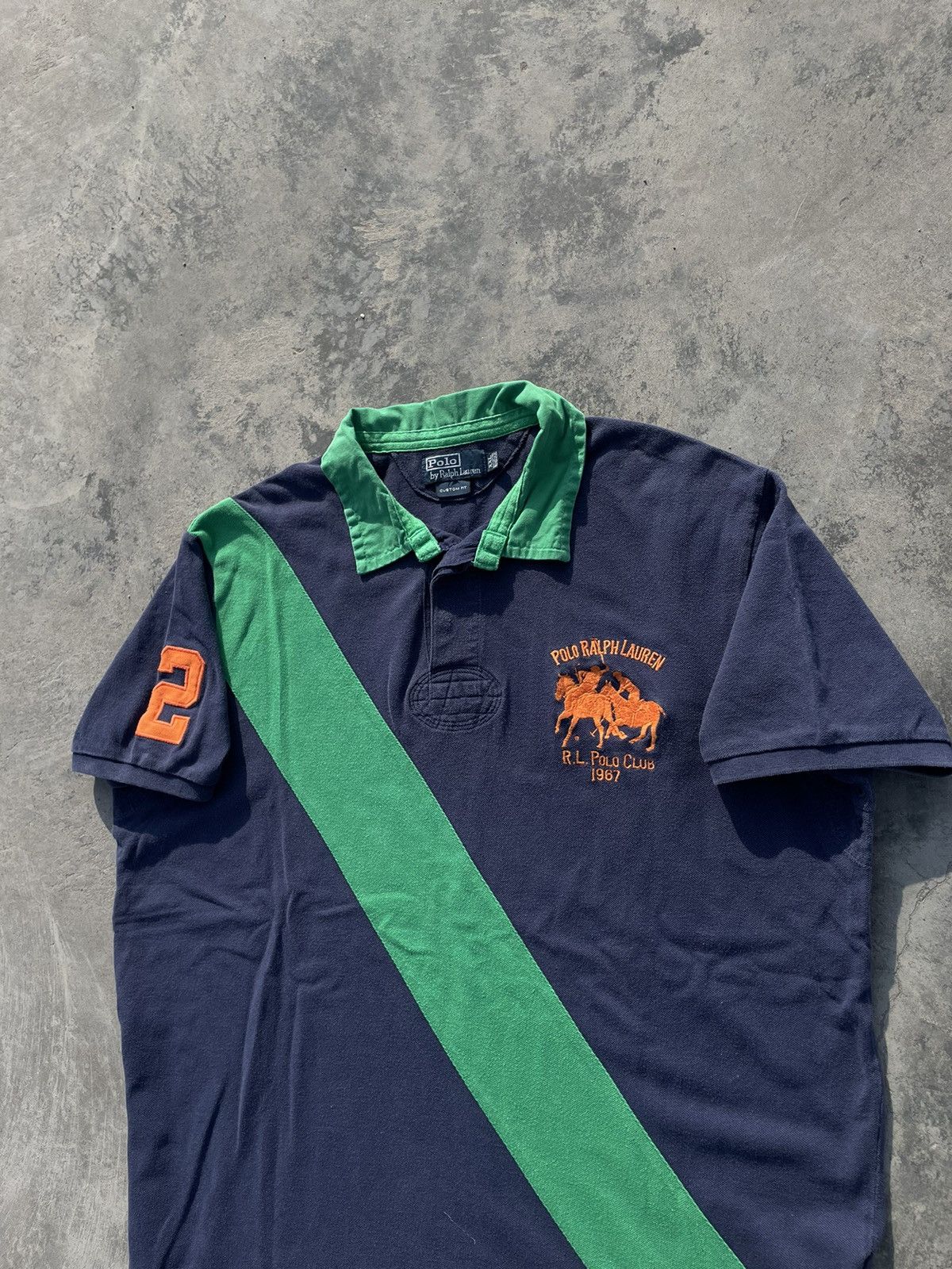 Rugby Ralph Lauren VINTAGE POLO RALPH LAUREN SUMMER CLASSIC BIG PONY shirt Y2K Size US XL / EU 56 / 4 - 2 Thumbnail
