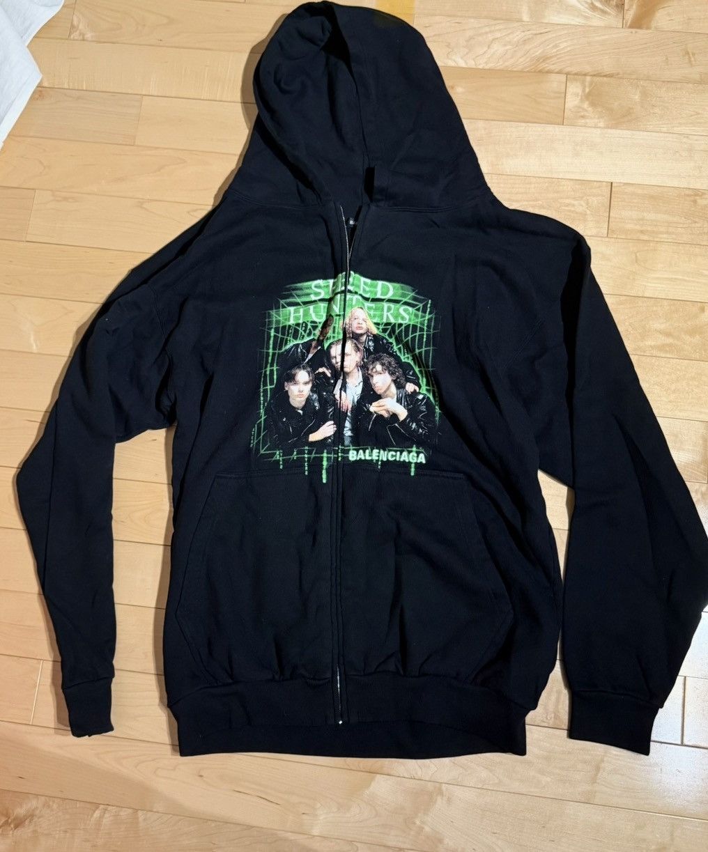 Balenciaga Balenciaga Zip up Speedhunters hoodie Size US S / EU 44-46 / 1 - 1 Thumbnail