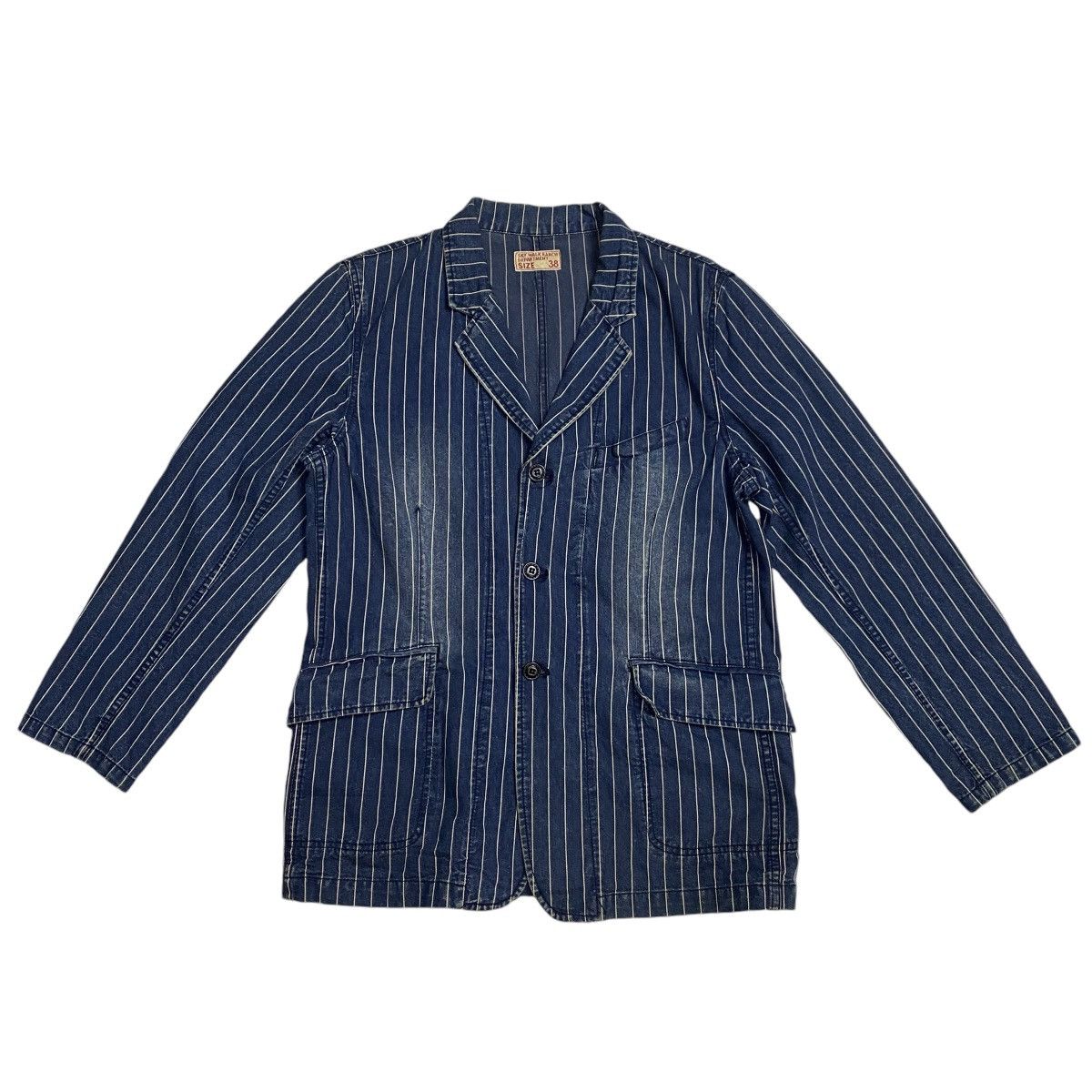Japanese Brand × Vintage Sky Walk Ranch denim wabash indigo coat Size US M / EU 48-50 / 2 - 5 Thumbnail