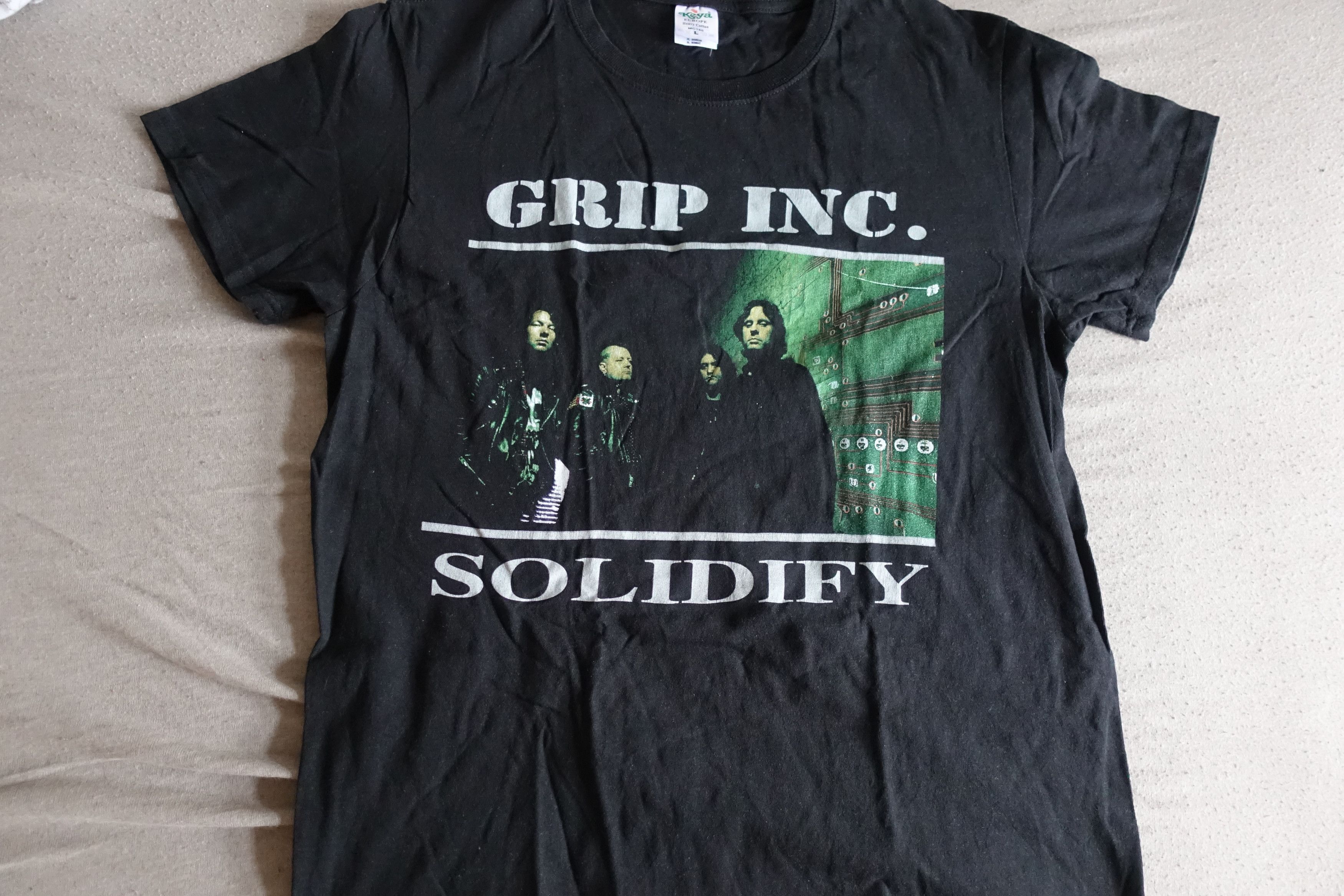 Band Tees × Vintage Grip Inc. "Solidify" 1999 Groove Metal T-Shirt Slayer Size US L / EU 52-54 / 3 - 1 Thumbnail