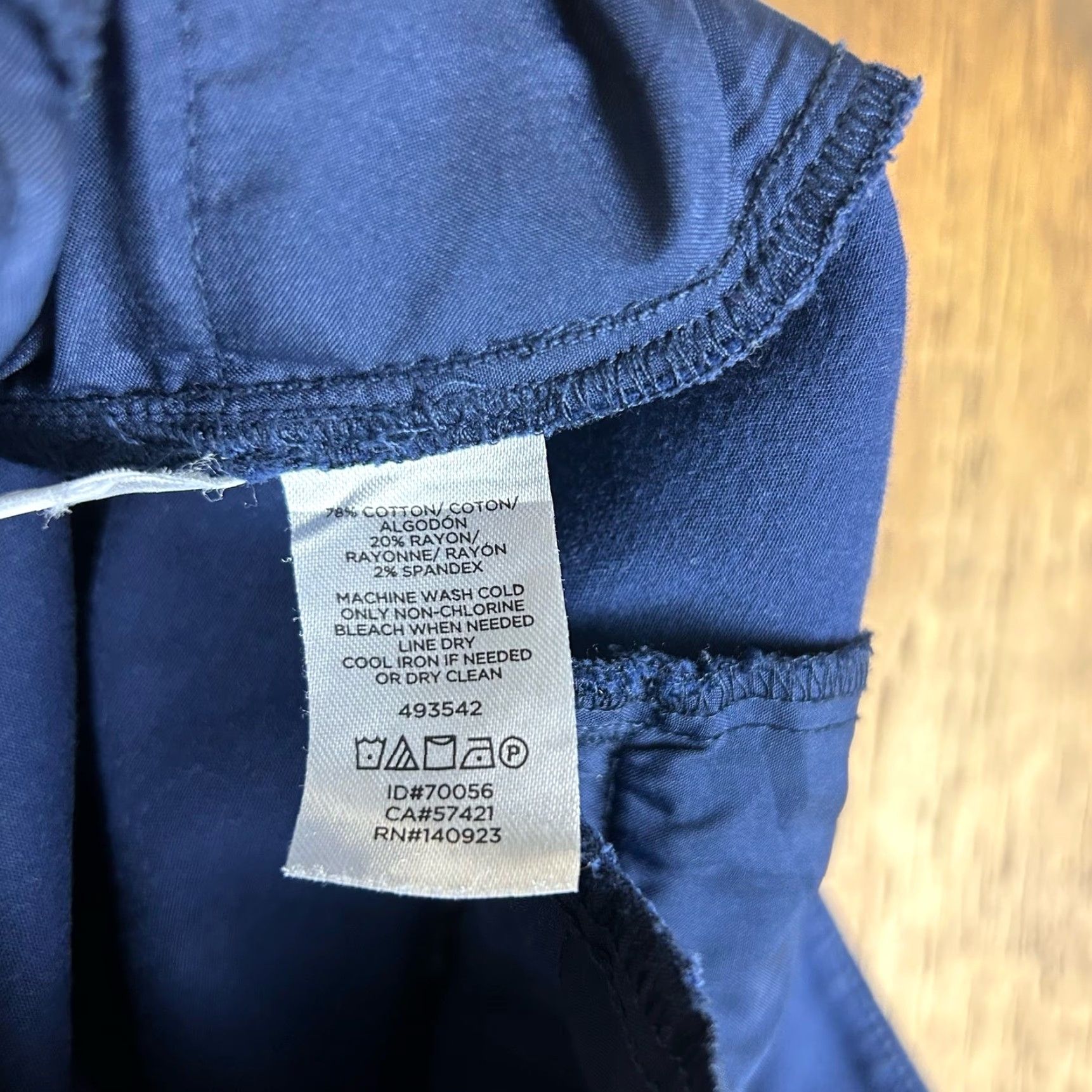 Ann Taylor VINTAGE Ann Taylor LOFT Pants Blue Marisa The Riviera Ankle Stretch 2 Size 29" - 7 Thumbnail