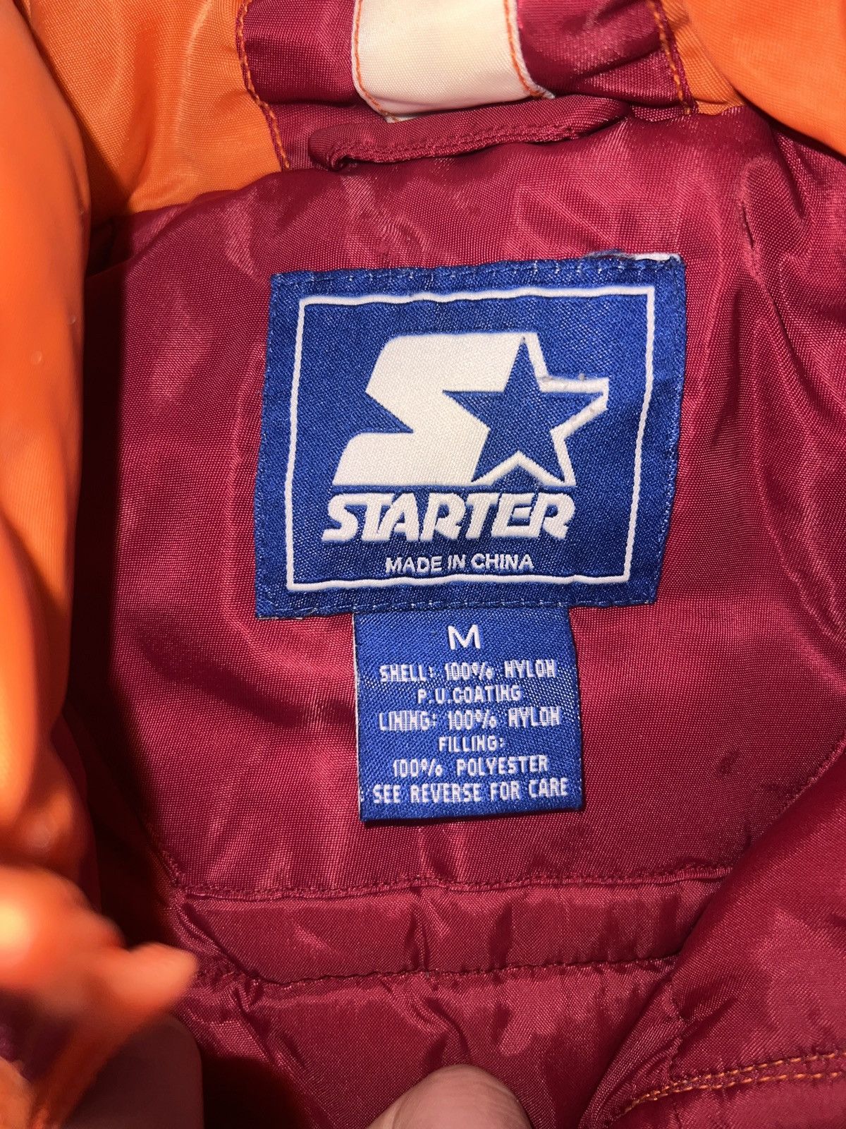 Starter × Vintage Vintage Virginia Tech Starter Jacket Medium Size US M / EU 48-50 / 2 - 6 Thumbnail