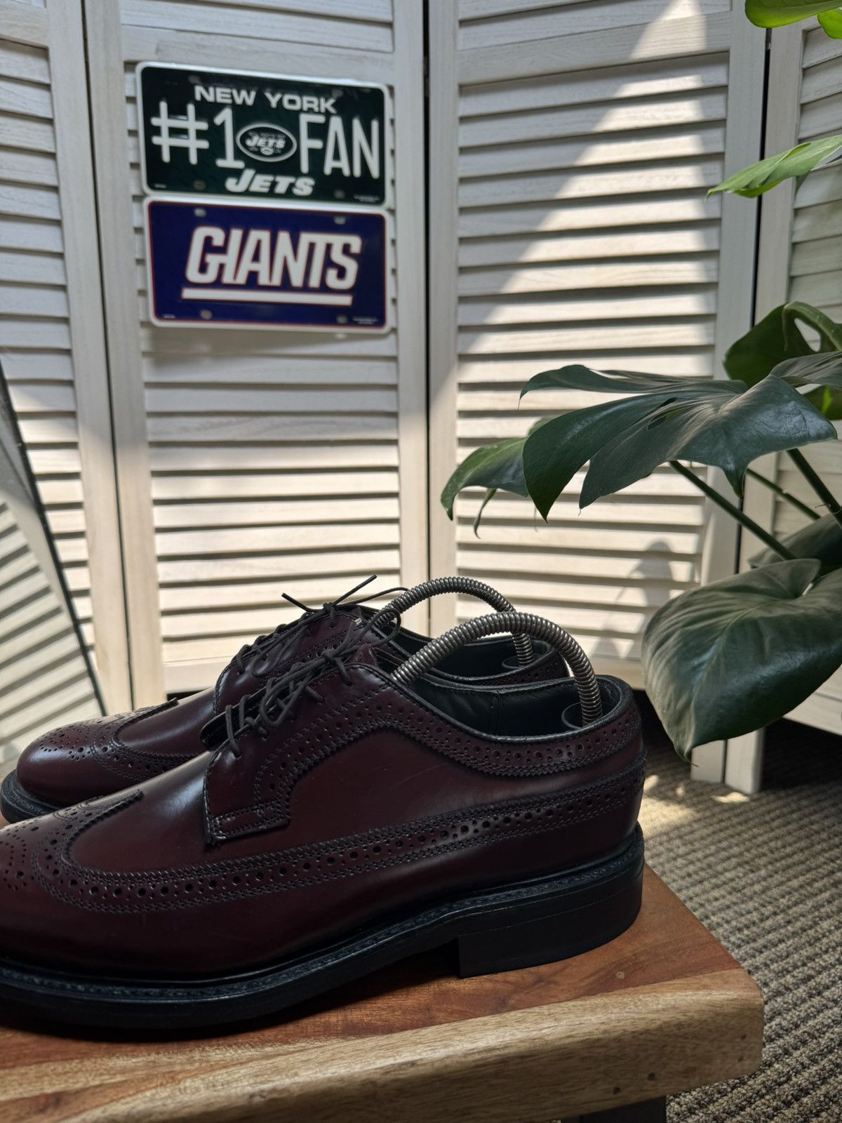 Leather Men’s Premium Luxury Leather Brogue Dexter Made In Usa 🇺🇸 Size US 9.5 / EU 42-43 - 5 Thumbnail