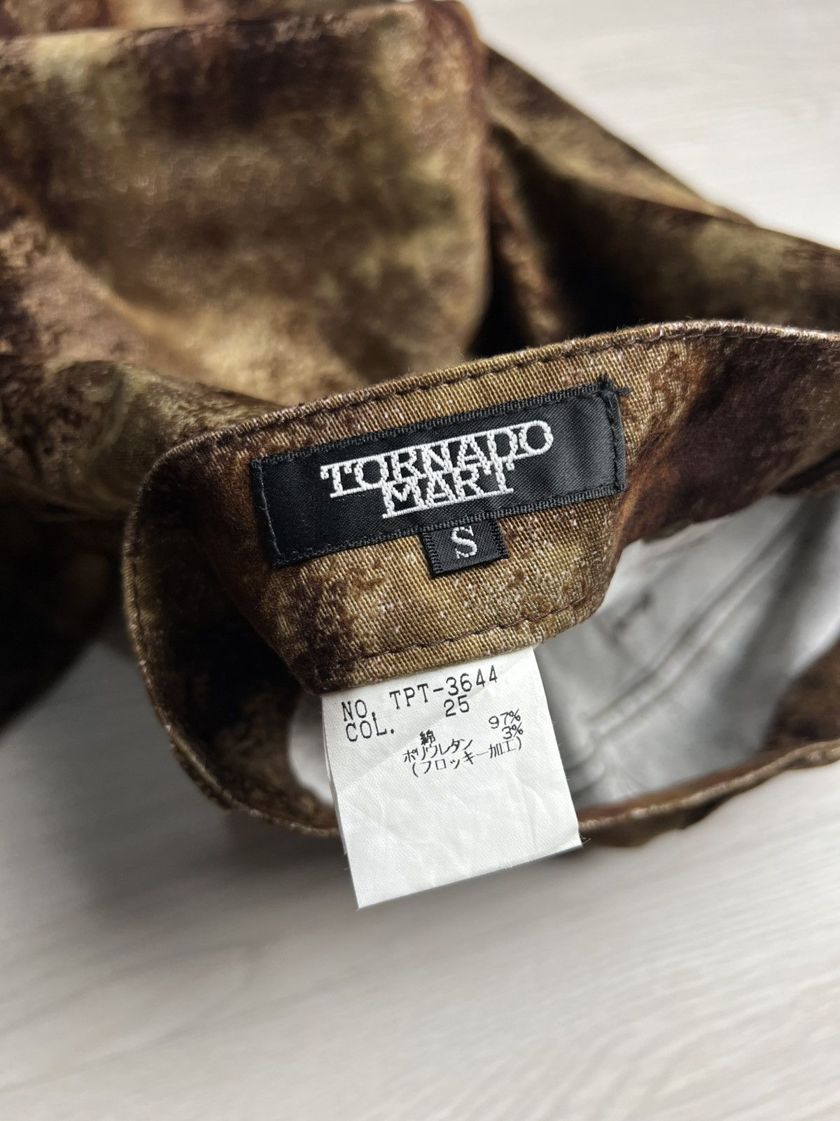 Tornado Mart Tornado Mart Marble Flared Jeans Size US 28 / EU 44 - 7 Thumbnail