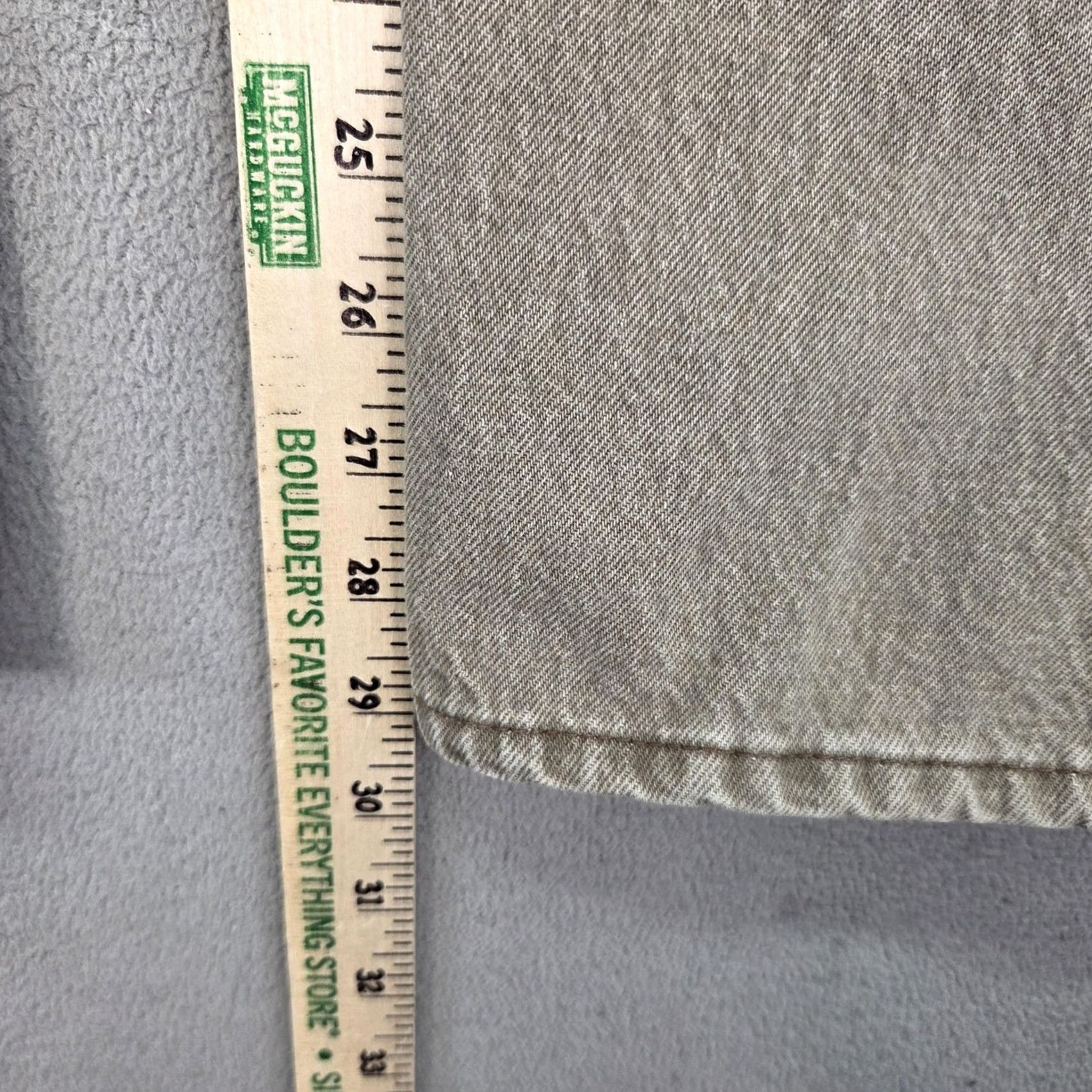 Levi's VINTAGE Levi's 501 Jeans Mens Brown Straight 30x29 Button Fly USA 90s Jeans Mens Brown Straight 30x29 5-Pocket Size US 30 / EU 46 - 3 Thumbnail