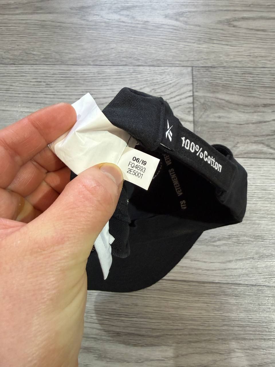 Reebok × Vetements Vetements Reebok Logo Embroidered Cotton Twill Baseball Cap Size ONE SIZE - 12 Thumbnail