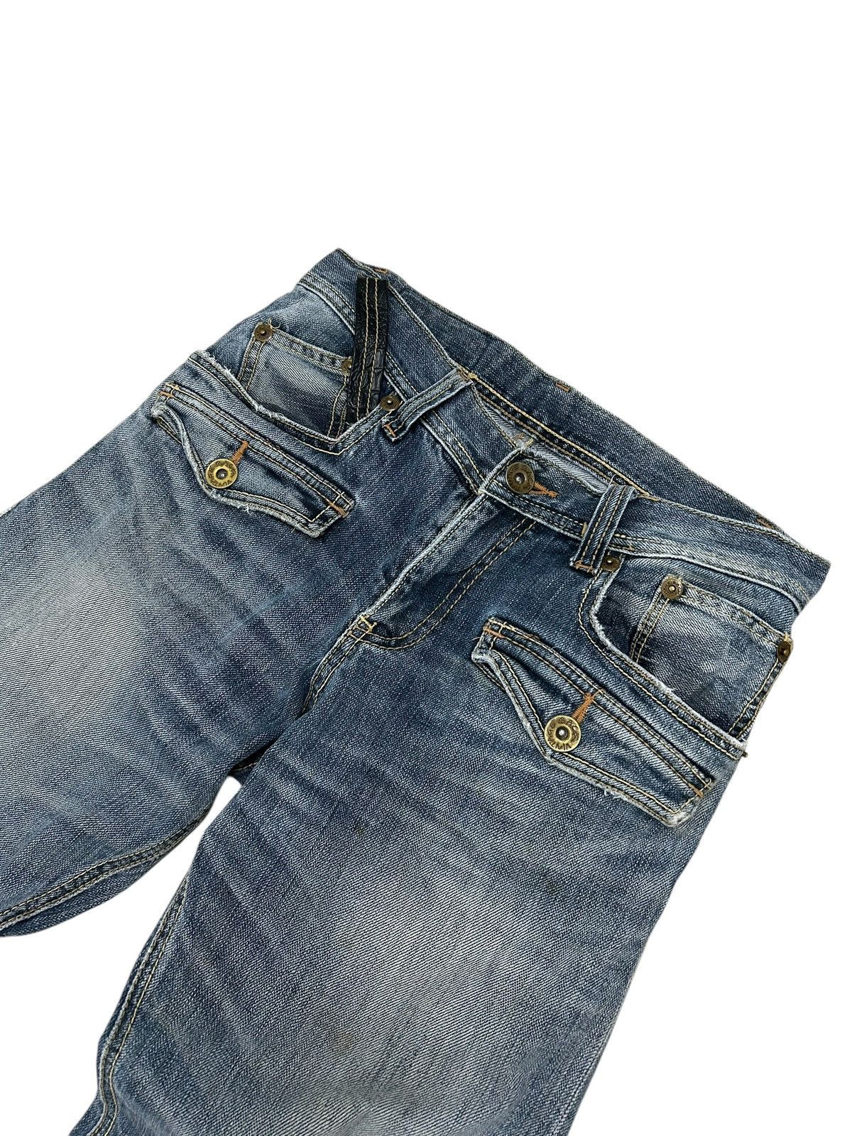 20471120 × GOSTAR DE FUGA × Japanese Brand Back Japan Jean Distressed Light Washed Junya Watanabe Style Size US 29 - 7 Thumbnail