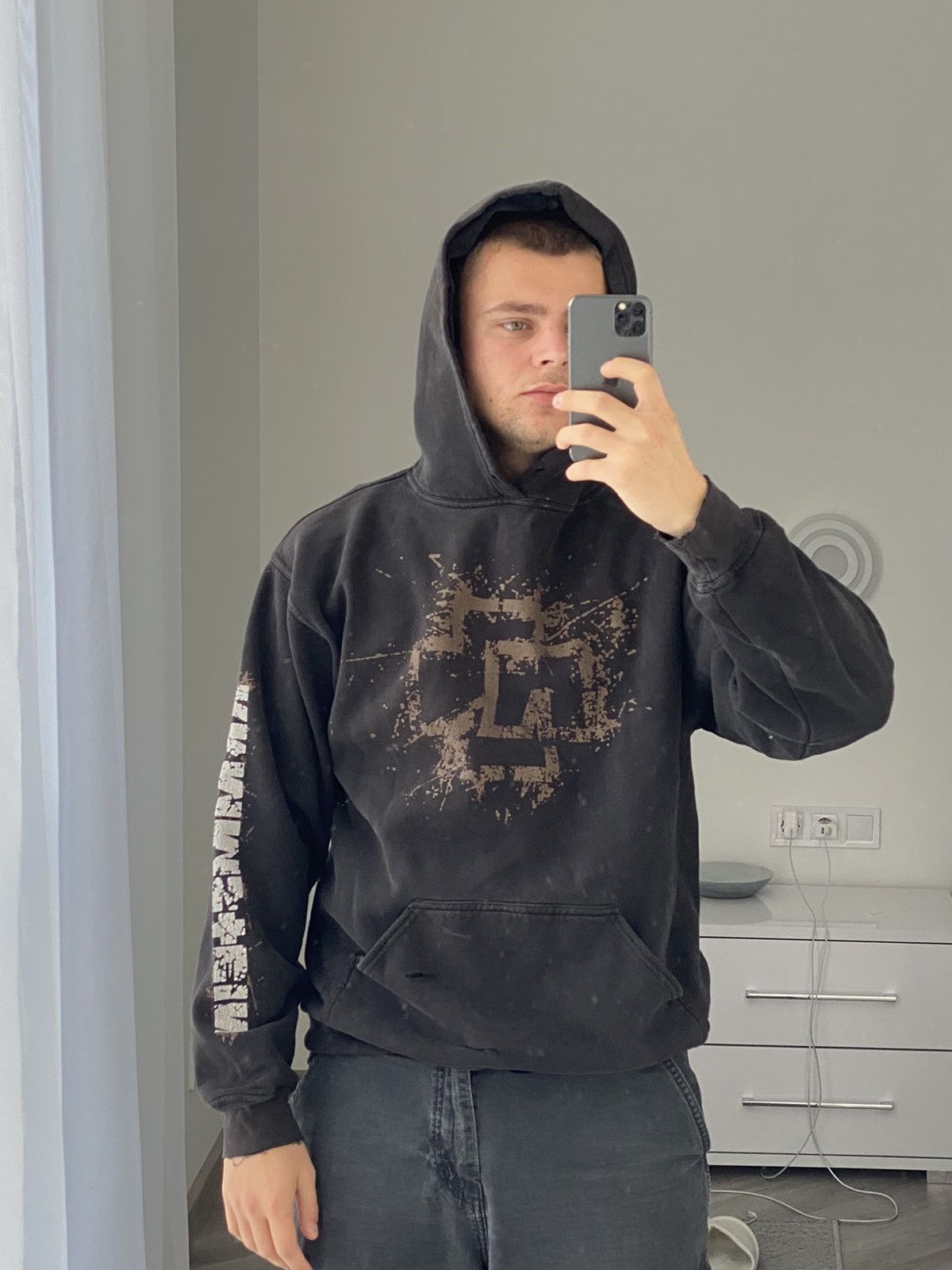 Vetements hoodie rammstein sales