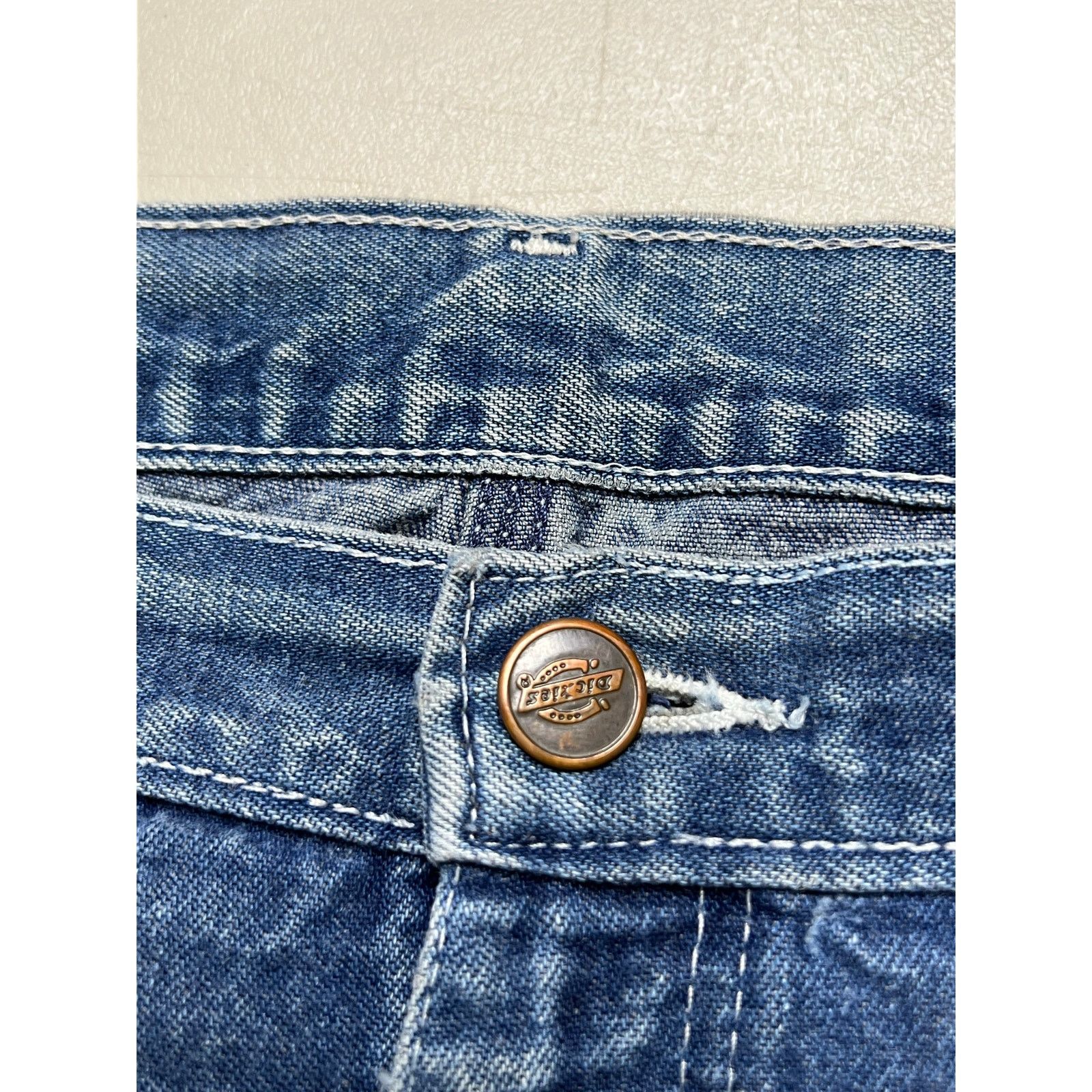Dickies Dickies Jeans Mens Sz 40 Actual 37x29 Blue Talon VTG 80s Size US 40 / EU 56 - 16 Thumbnail