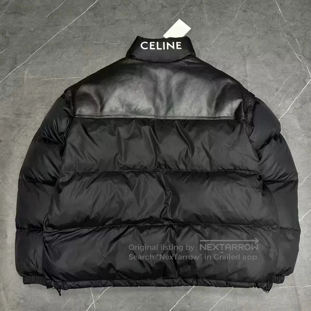 Celine black detachable down jacket by Celine. Size US L / EU 52-54 / 3 - 1 Thumbnail