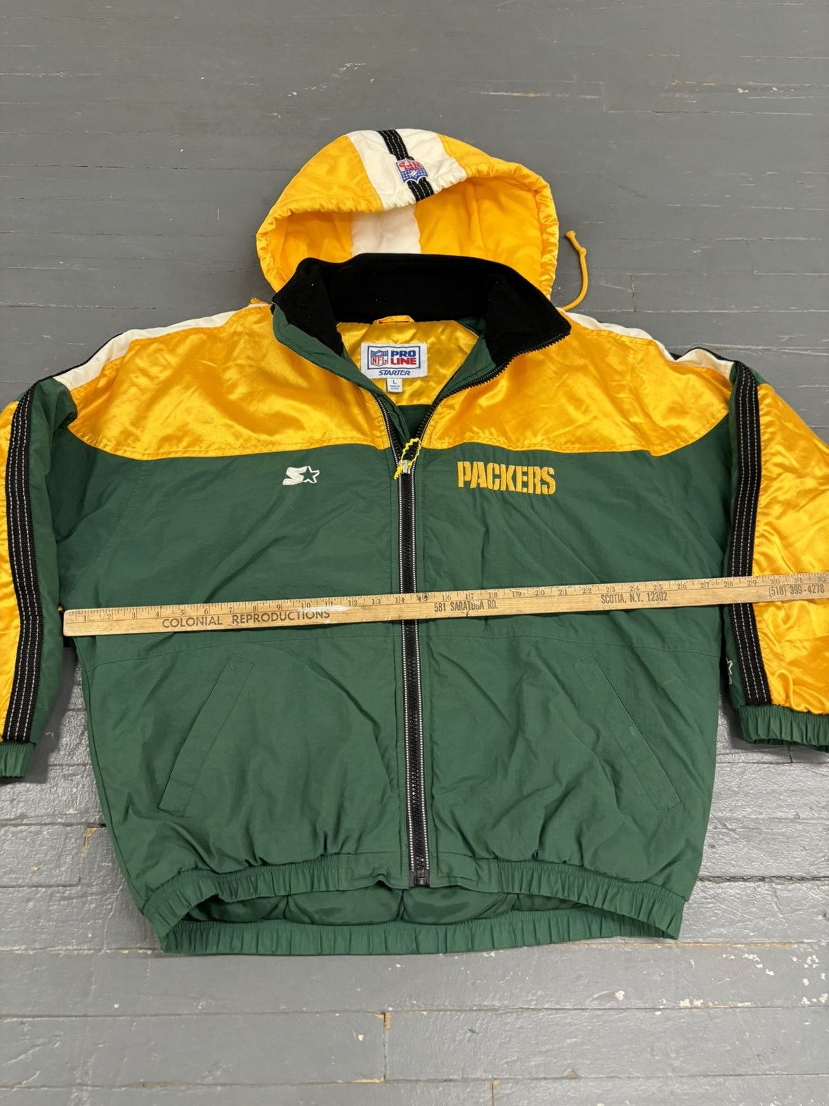 NHL Vintage 90s Greensbay packers proline jacket Size US L / EU 52-54 / 3 - 4 Thumbnail