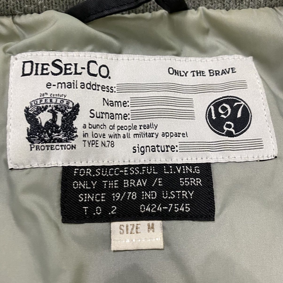 Diesel × Diesel Black Gold Diesel quilted jacket Size US M / EU 48-50 / 2 - 18 Thumbnail