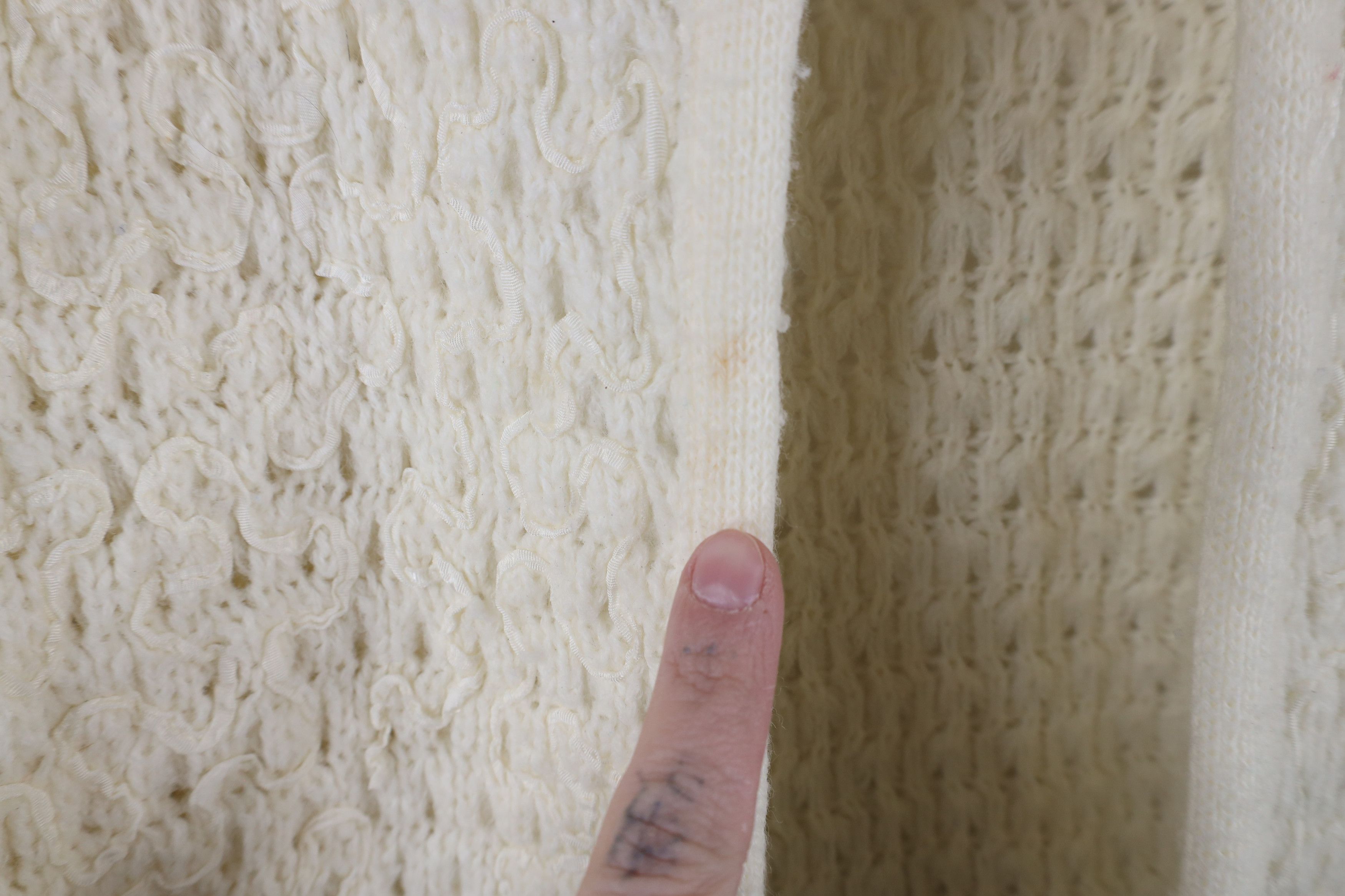 Vintage Vintage 60s 70s Streetwear Knit Open Front Cardigan Sweater Size M / US 6-8 / IT 42-44 - 4 Thumbnail