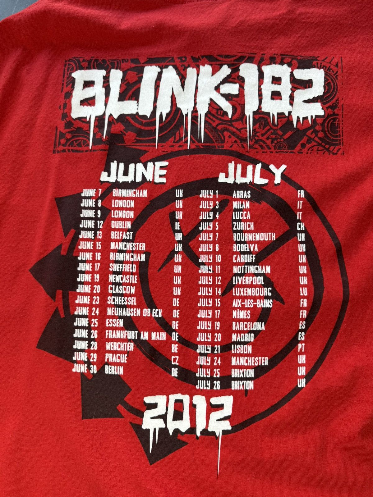 Band Tees Vintage 2006 Blink 182 Punk Band T Shirt Size US XL / EU 56 / 4 - 7 Thumbnail