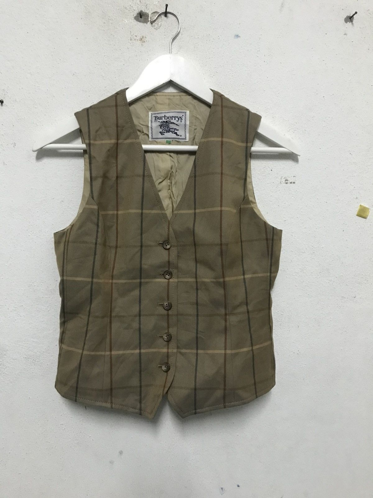 Burberry × Vintage Burberrys Vintage Vest Size US S / EU 44-46 / 1 - 1 Thumbnail