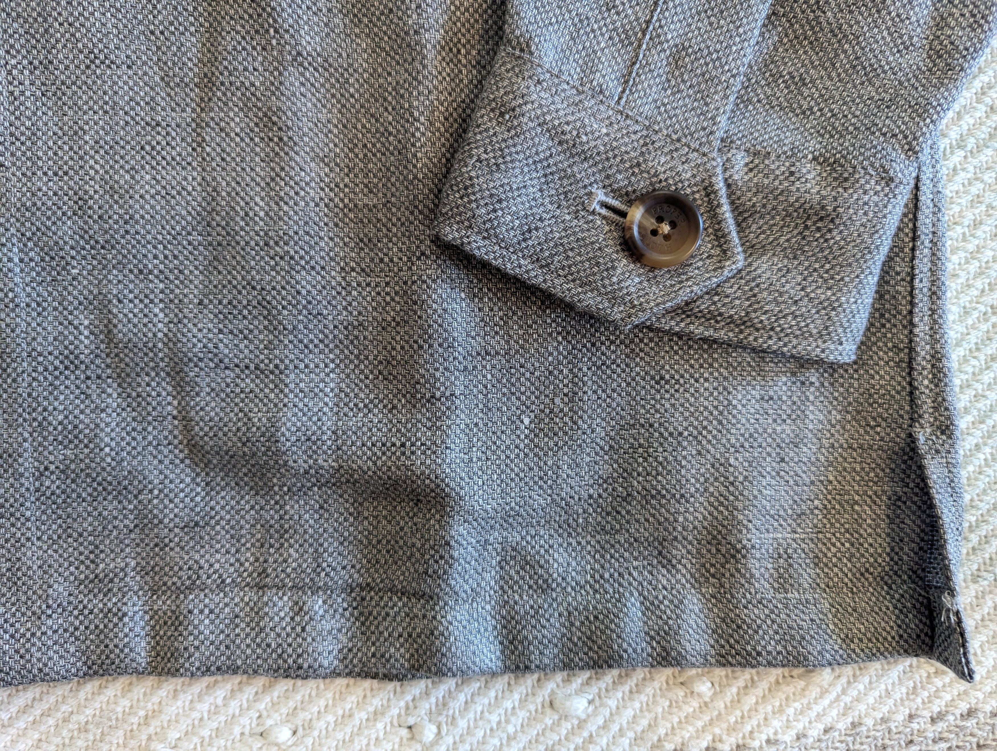 Proper Cloth Hopsack Linen-Lyocell Shirt Jacket Size US L / EU 52-54 / 3 - 9 Thumbnail
