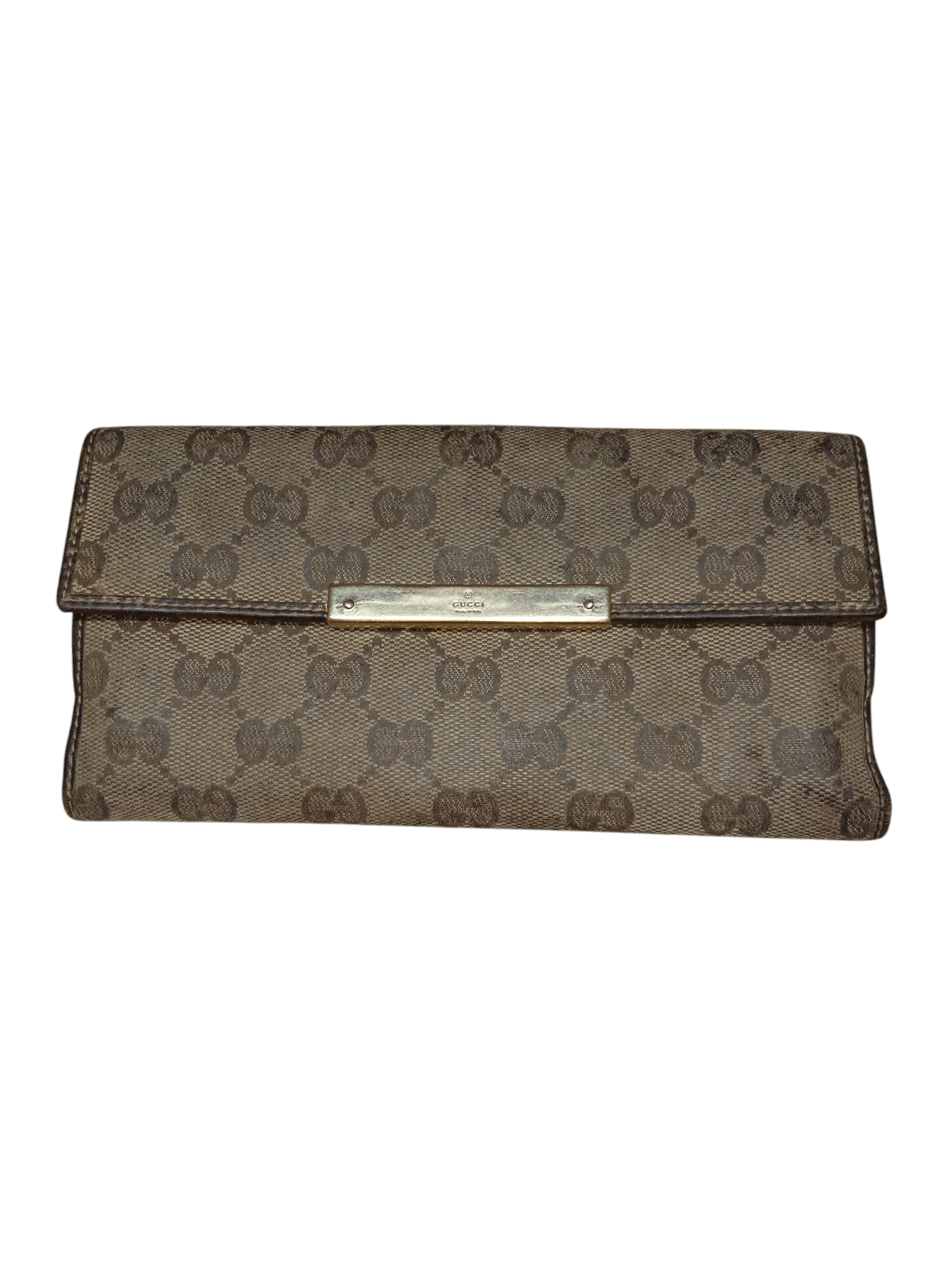 Gucci × Vintage vintage long wallet gucci monogram Size ONE SIZE - 1 Thumbnail