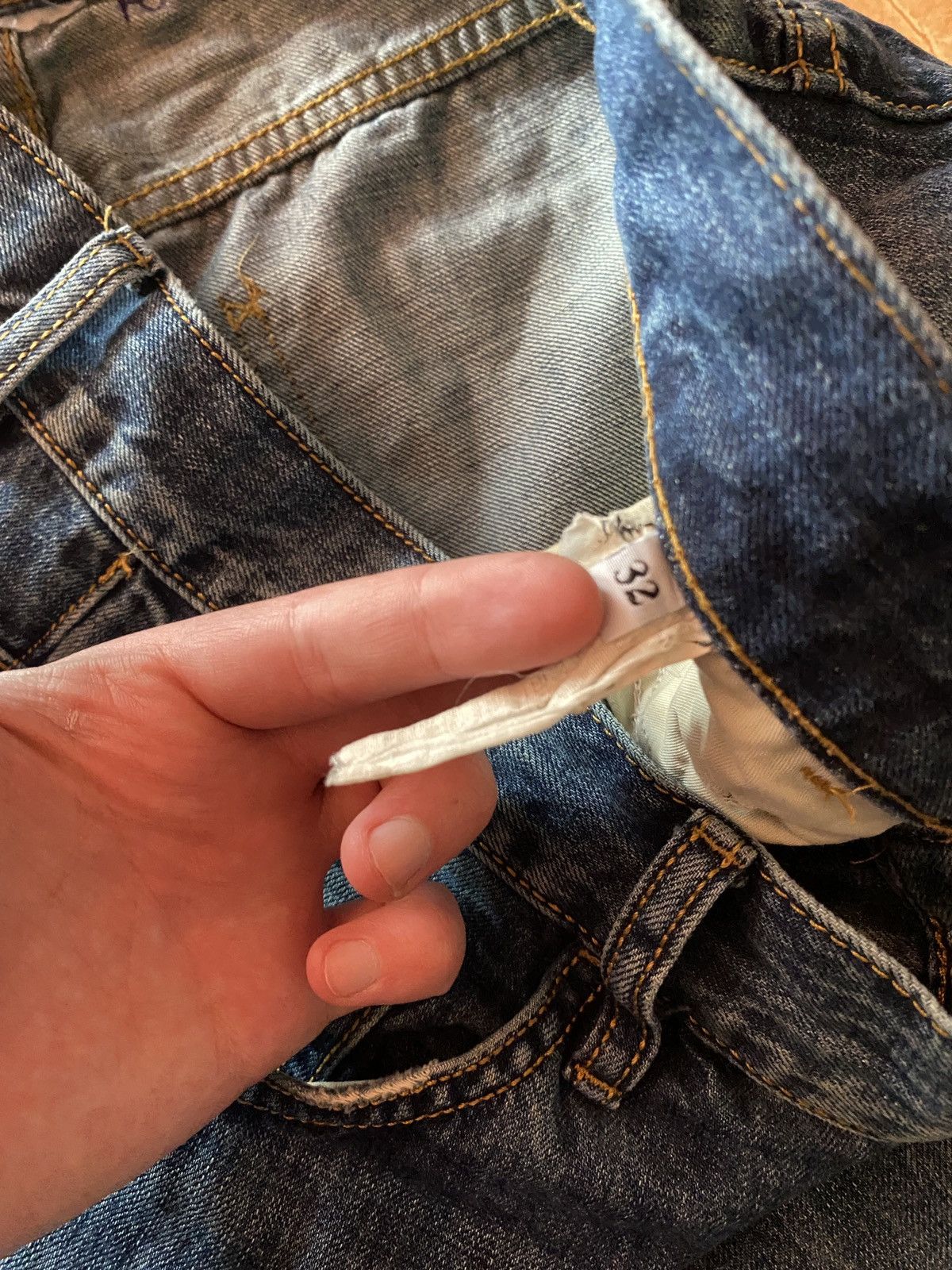 Dolce & Gabbana VINTAGE DOLCE & GABBANA DISTRESSED JEANS Y2k Size US 32 / EU 48 - 11 Thumbnail