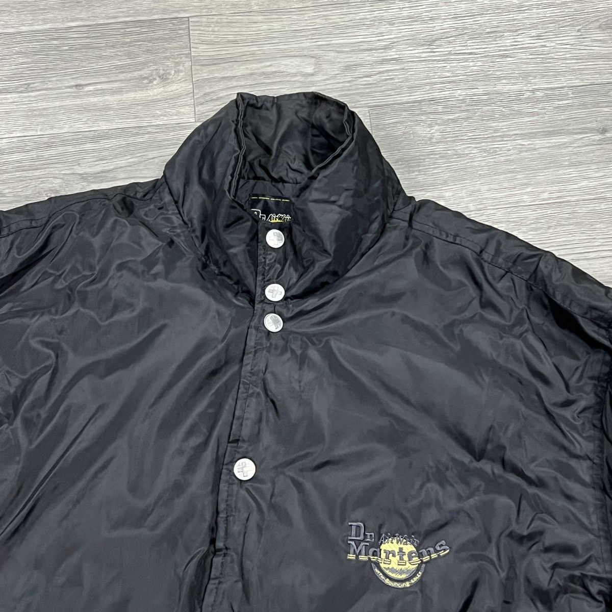 Dr. Martens Vintage Dr. Martens Air Wair Jacket Black Windbreaker Logo Size US L / EU 52-54 / 3 - 3 Thumbnail