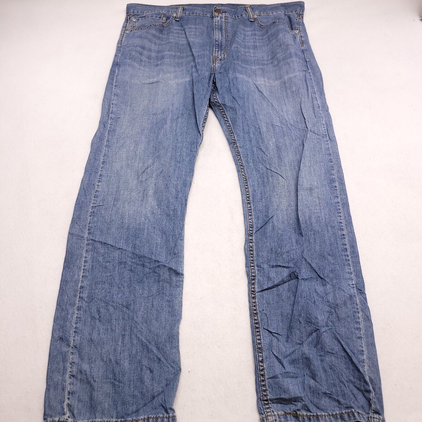 Levi's Levi's 505 Casual Button Zip Denim Jeans Men Size 40x32 Blue Size US 40 / EU 56 - 2 Thumbnail