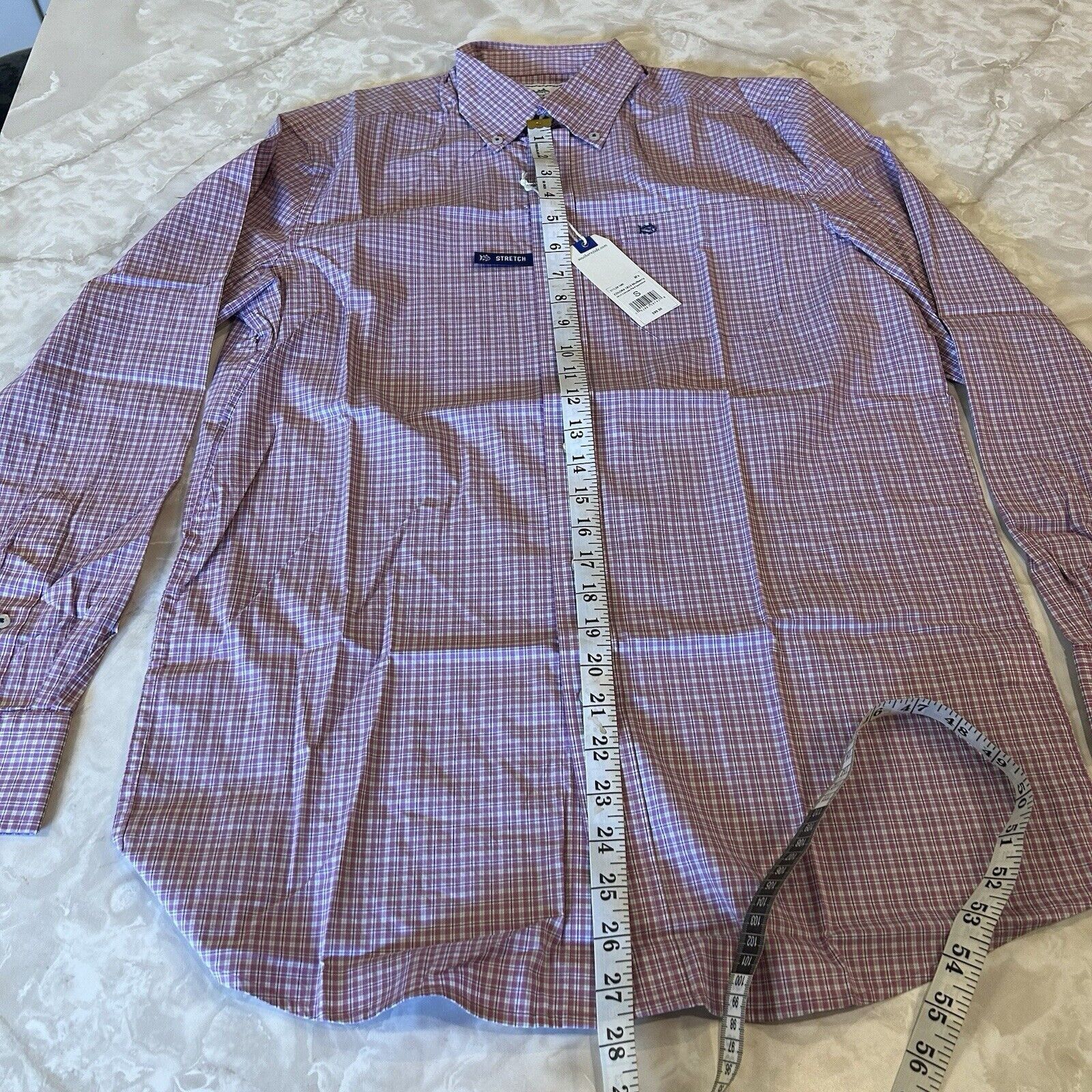 Southern Tide Southern Tide Shirt Mens Small Red Check Plaid Button Down Size US S / EU 44-46 / 1 - 4 Thumbnail