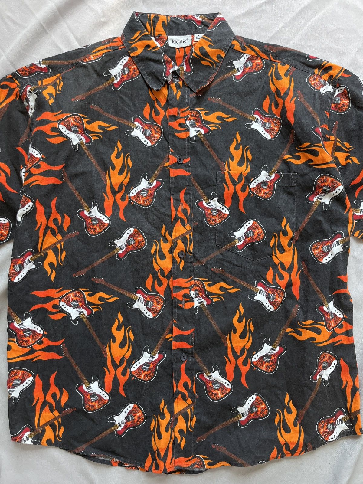 Other Flame and Guitars Crazy Short Sleeve Summer Shirt Size US L / EU 52-54 / 3 - 2 Thumbnail