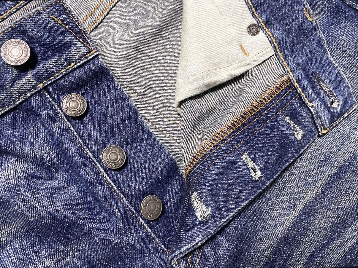 Denim & Supply Ralph Lauren DSRL Ralph Lauren Washed Blue Distressed Denim Jeans Size US 34 / EU 50 - 9 Thumbnail