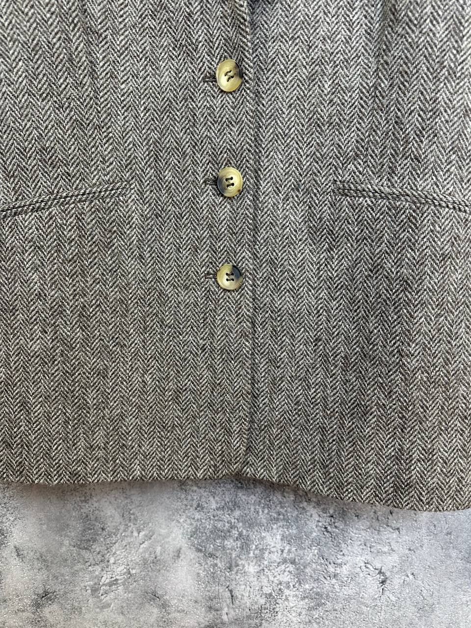 Other TOAST Brown Herringbone Tweed Wool Blazer Jacket New Wool Size M / US 6-8 / IT 42-44 - 7 Thumbnail