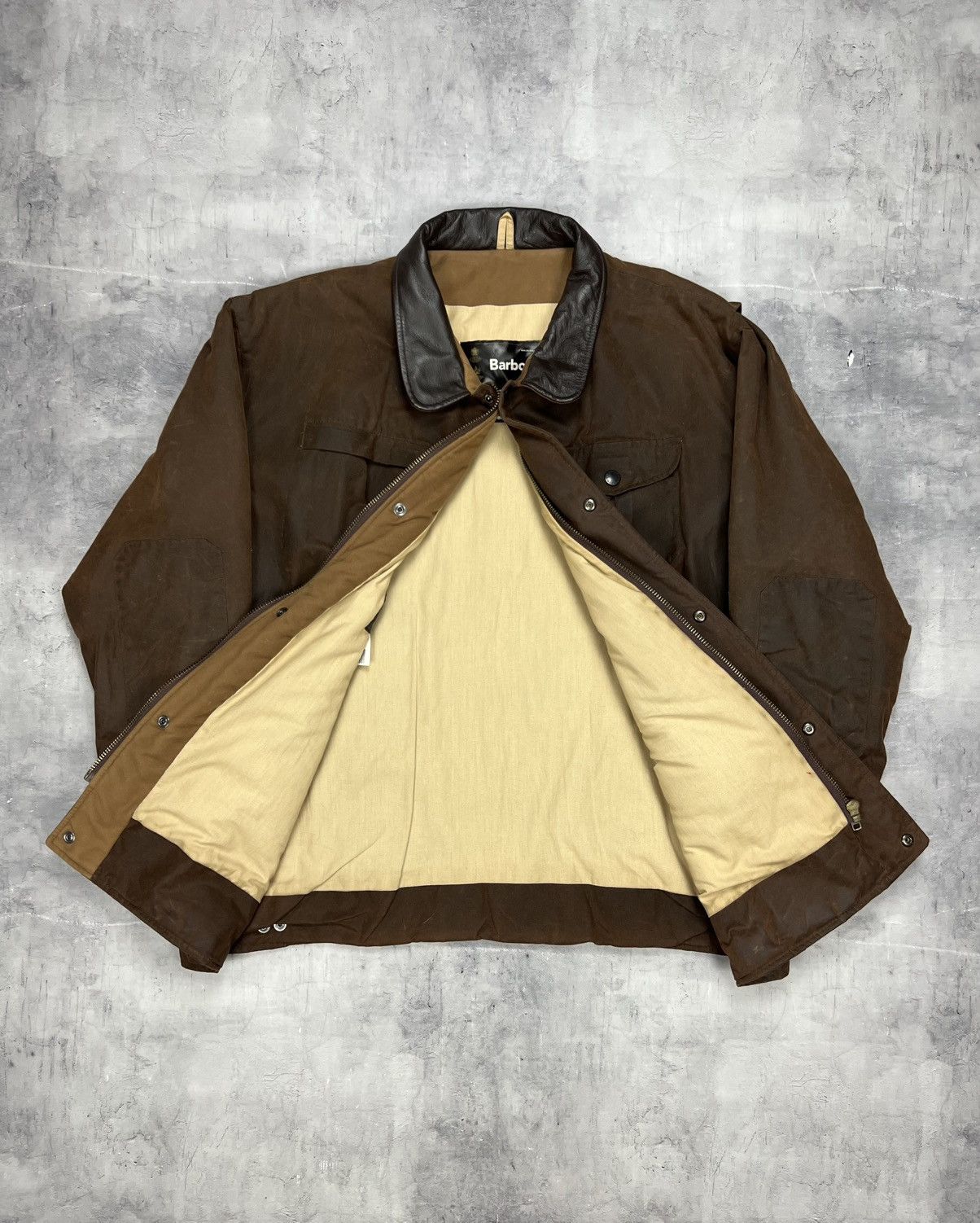 Barbour × Wax London Barbour A1550 Bushman Wax Waterproof Heavy Coat Jacket XL Size US XL / EU 56 / 4 - 2 Thumbnail