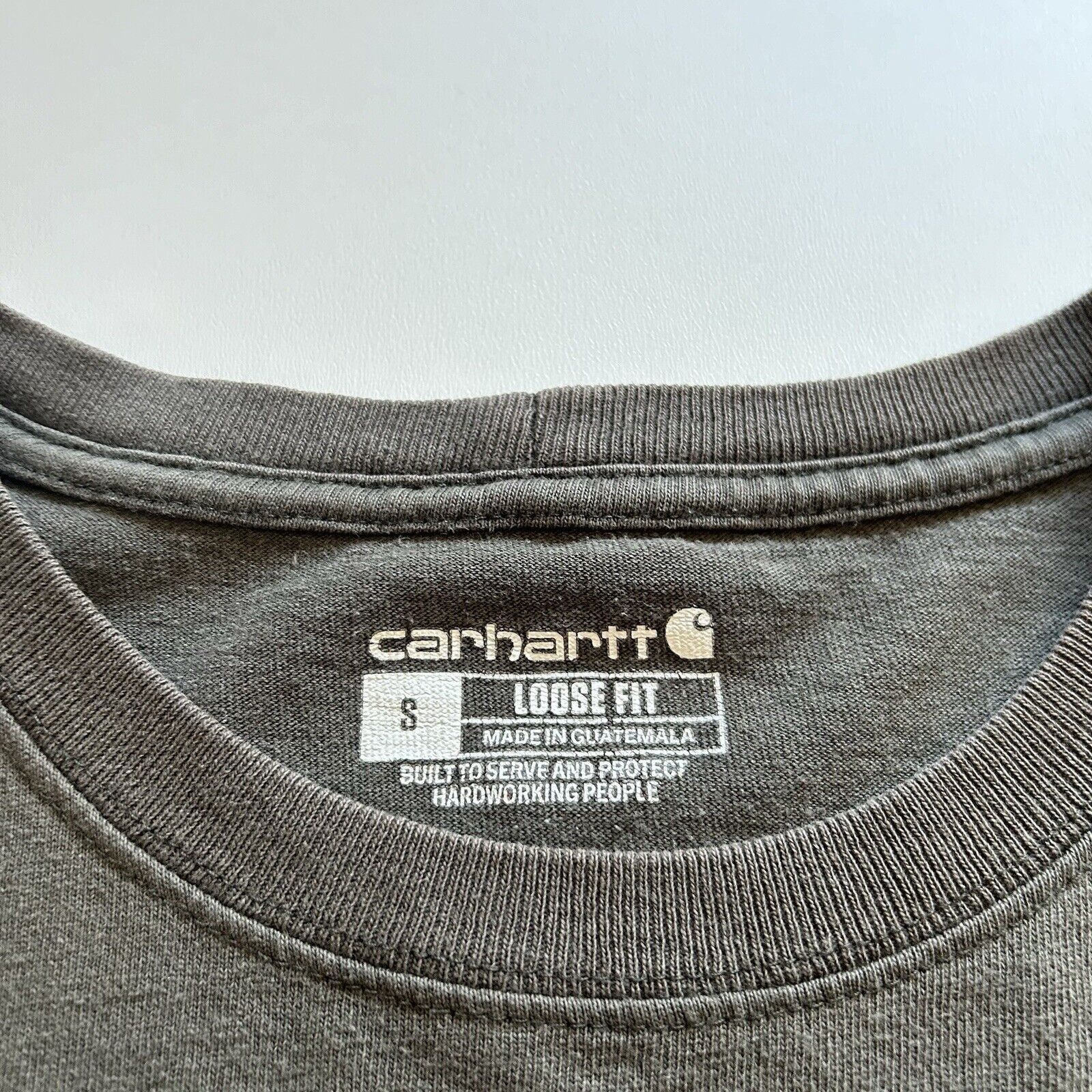 Carhartt Vintage Y2K Carhartt Pocket T Shirt Small Loose Fit Distress Size US S / EU 44-46 / 1 - 6 Thumbnail