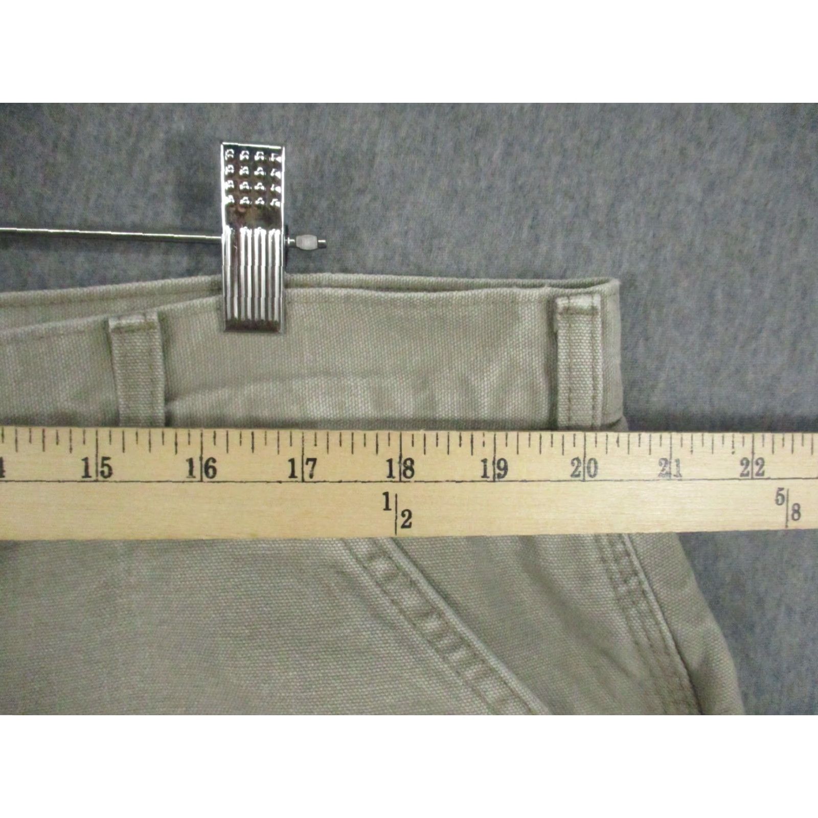 Carhartt Carhartt Pants Mens 42x34 Beige Dungaree Canvas Work Utility Cotton Relaxed Straight 42 Beige Workwear Casual Mens Size US 42 / EU 58 - 3 Thumbnail