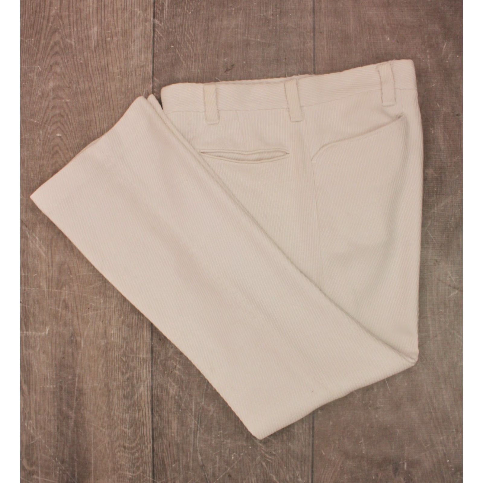 Levi's Levi's 60s White Sta-Prest Slacks Flared Pants 32x28.5 Vintage Levi's Slacks Mens 1960s Size US 32 / EU 48 - 2 Thumbnail