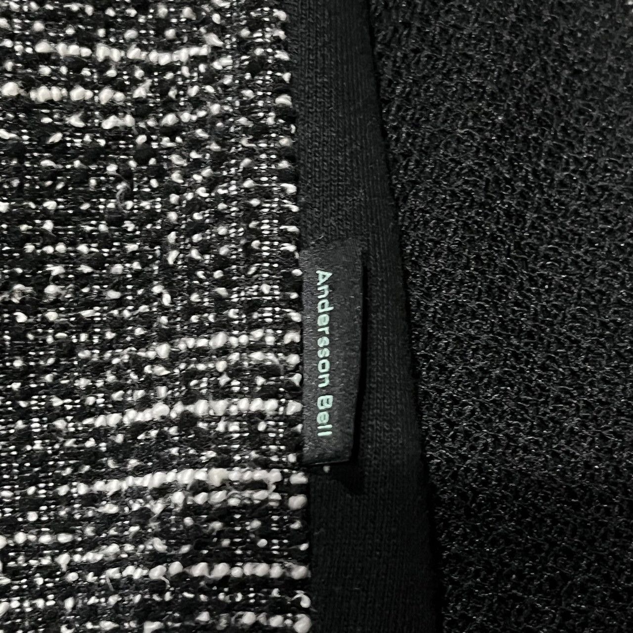 Andersson Bell Andersson Bell Black Fabric Contrast Hoodie Size US M / EU 48-50 / 2 - 10 Thumbnail