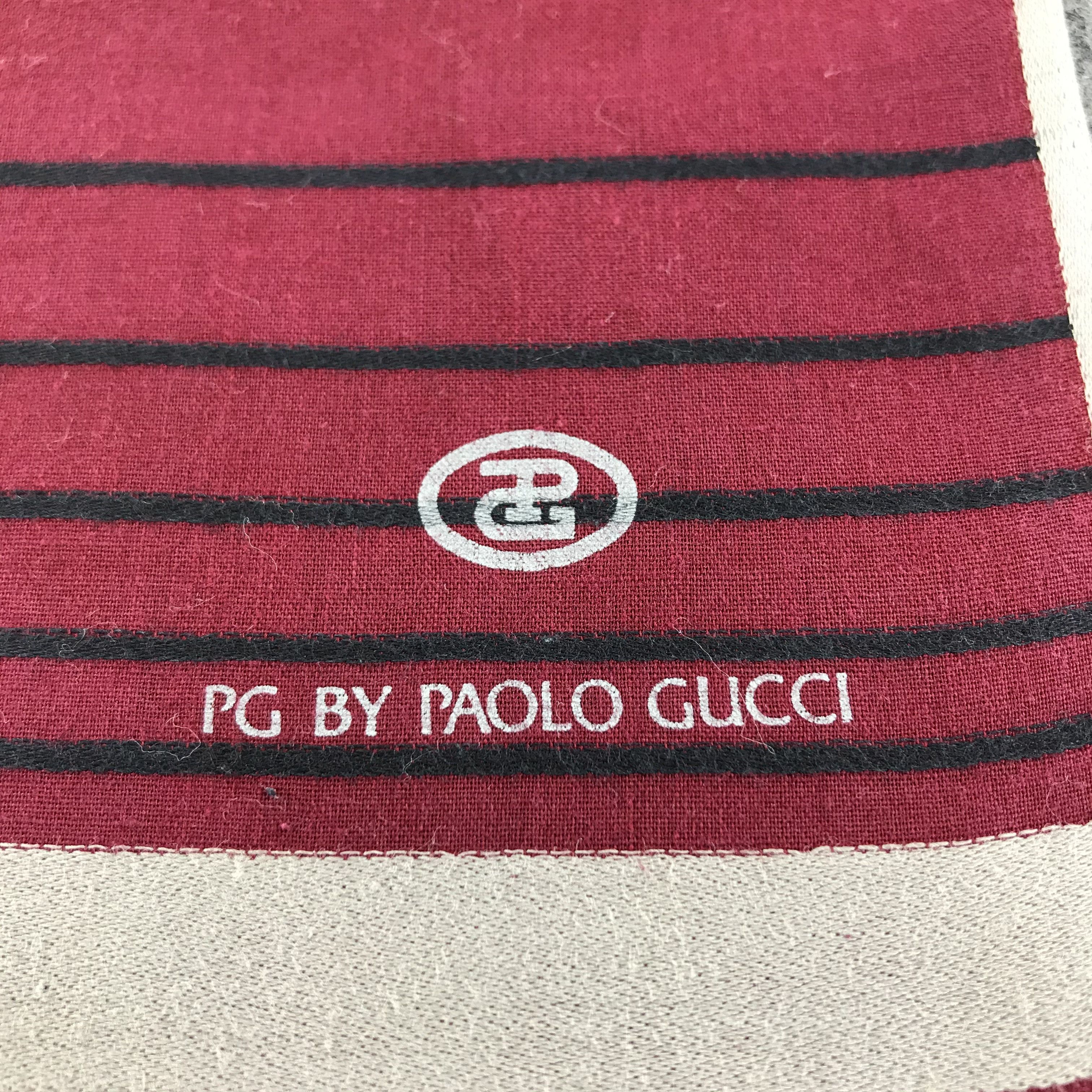 Paolo Gucci PG by Paolo Gucci Handkerchief Neckerchief Bandana H378 Size ONE SIZE - 4 Thumbnail