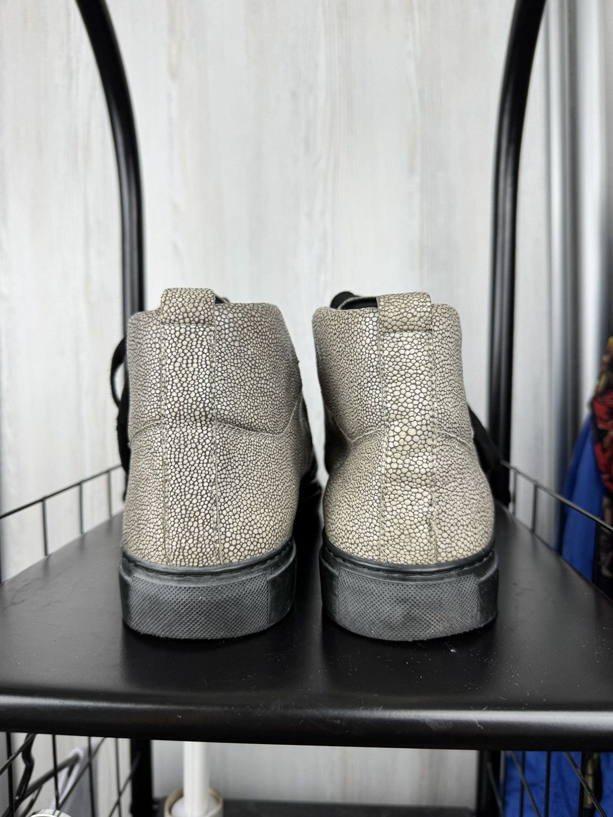 Balenciaga Balenciaga Leather High Arena Stingray Grey Sneakers size 42 Size US 9 / EU 42 - 11 Thumbnail