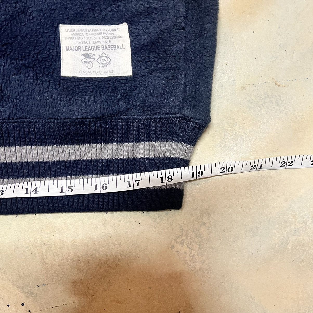 MLB Vintage New York Yankees MLB Half Zipper Sweatshirt Size US L / EU 52-54 / 3 - 16 Thumbnail