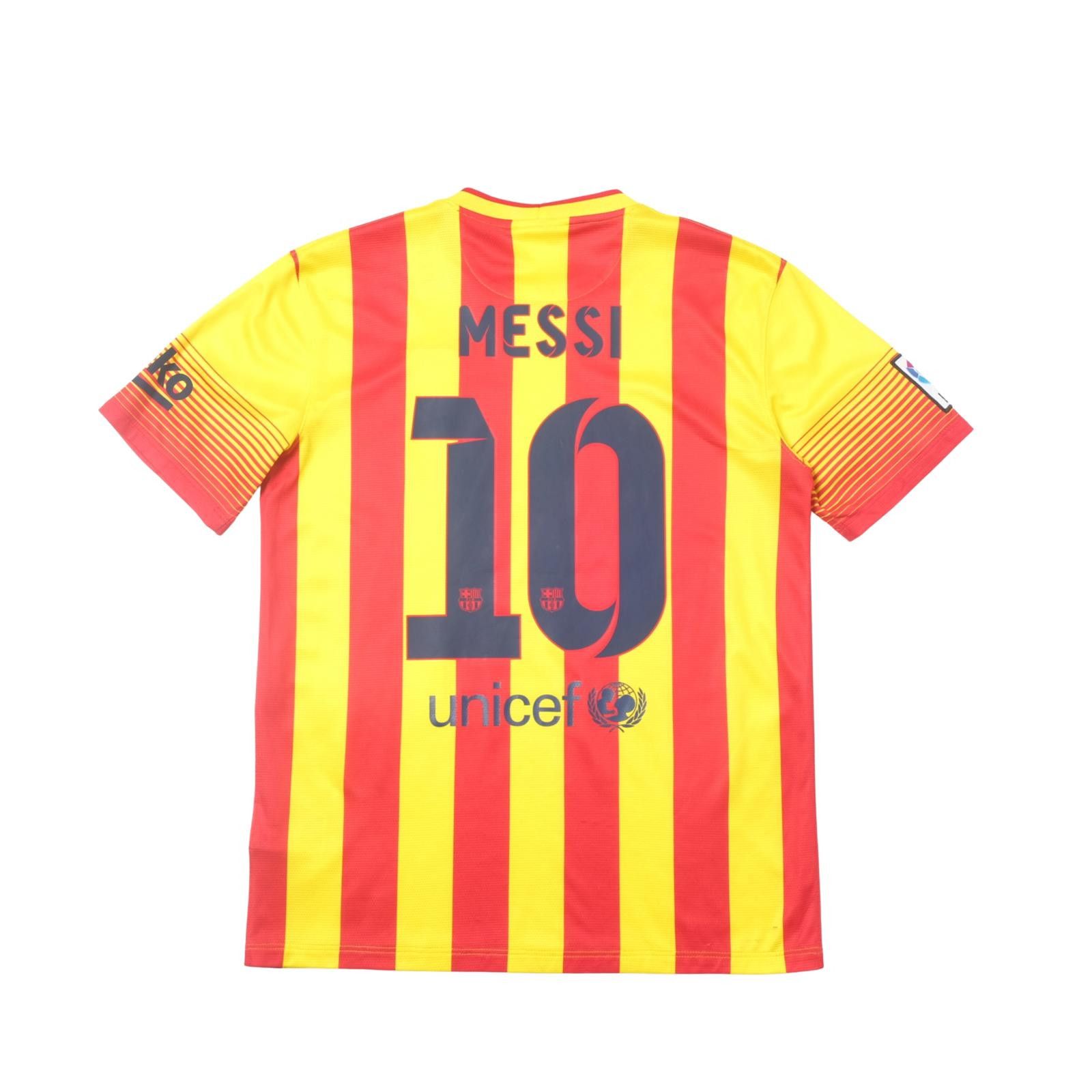 Nike 2013/14 Barcelona Away Shirt Nike Messi (M/L) Size US M / EU 48-50 / 2 - 1 Thumbnail