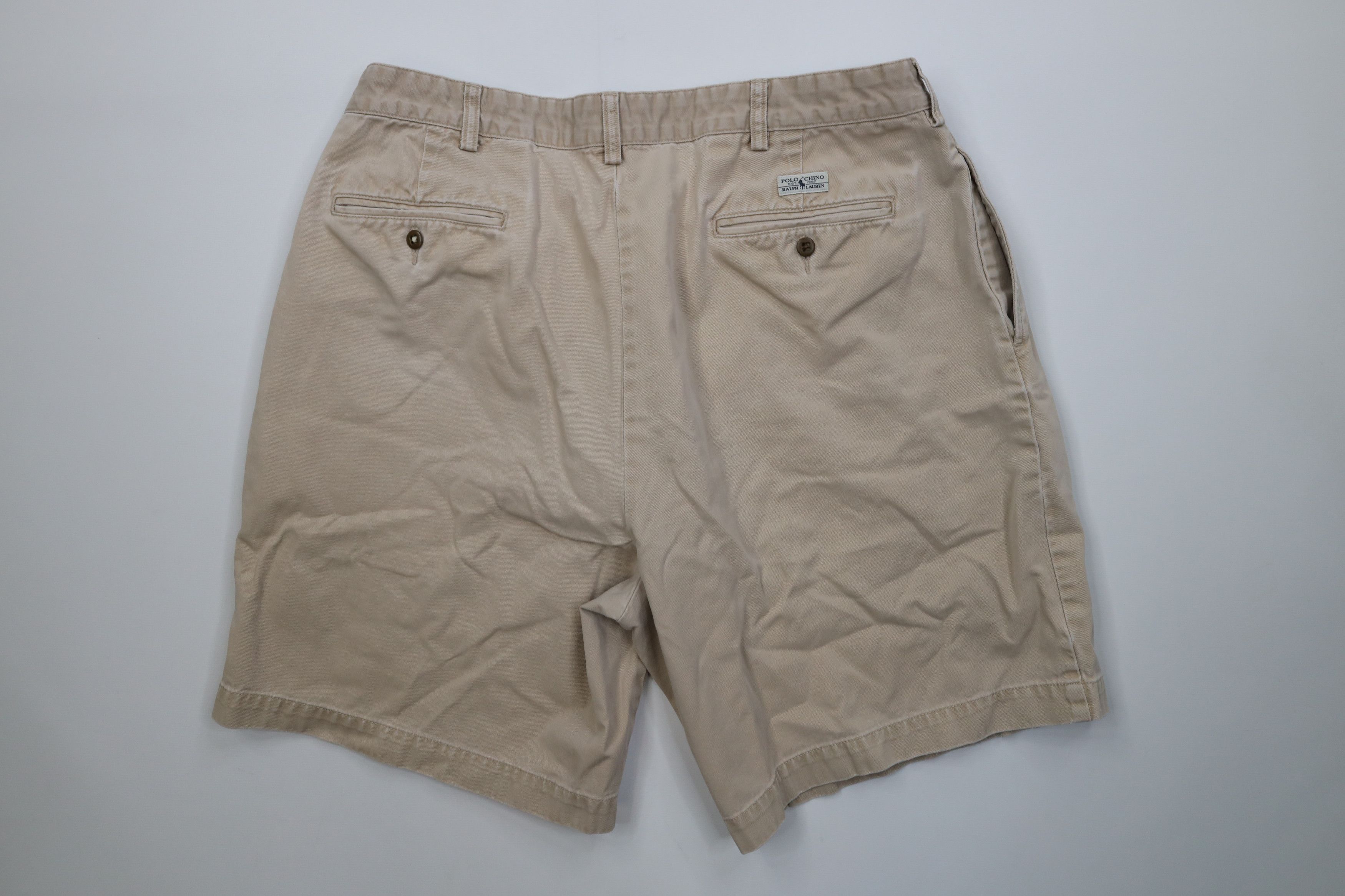 Ralph Lauren Vintage 90s Ralph Lauren Above Knee Chino Shorts Cotton Size US 36 / EU 52 - 11 Thumbnail