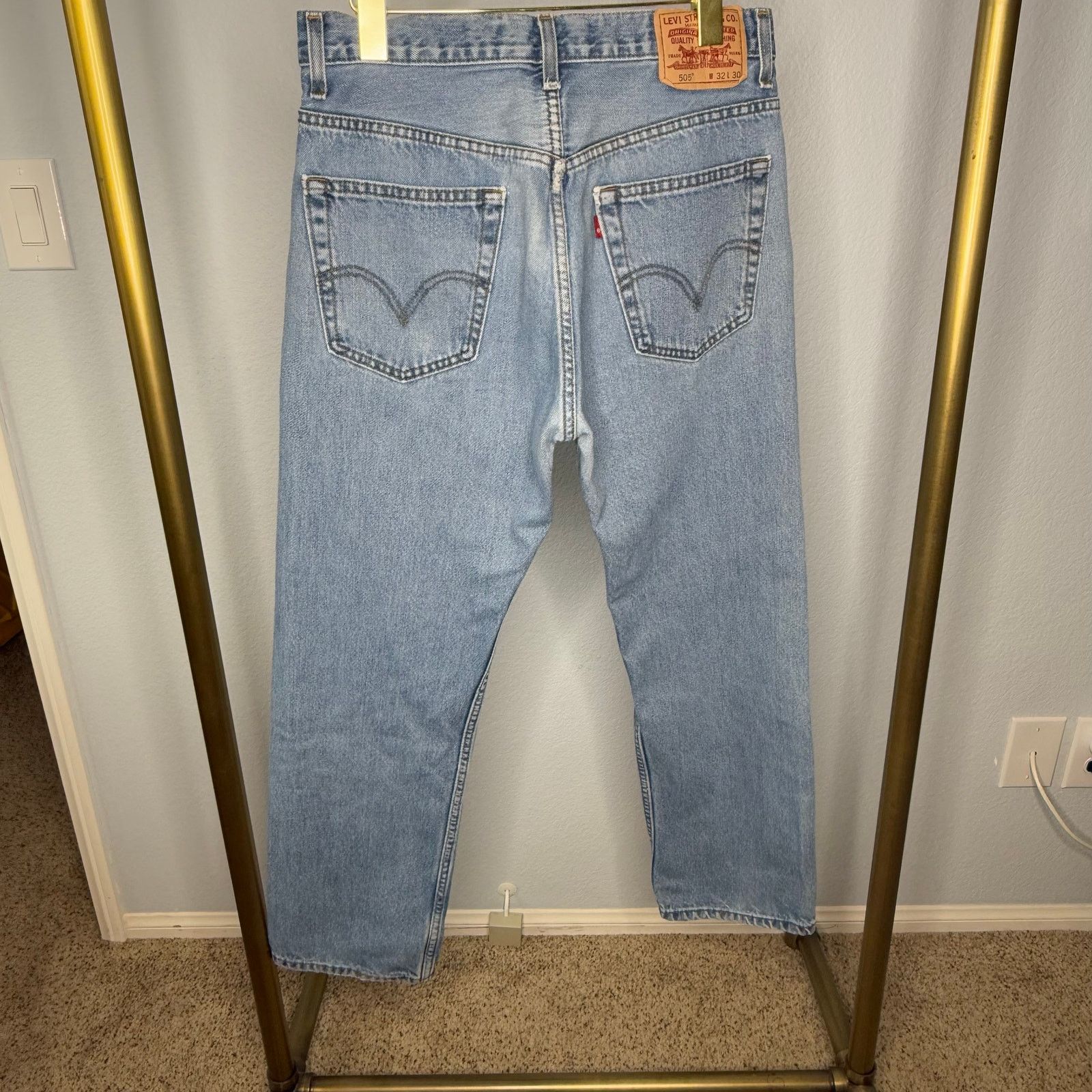 Levi's Levi 505 Regular fit jeans 32x30 Size US 32 / EU 48 - 5 Thumbnail