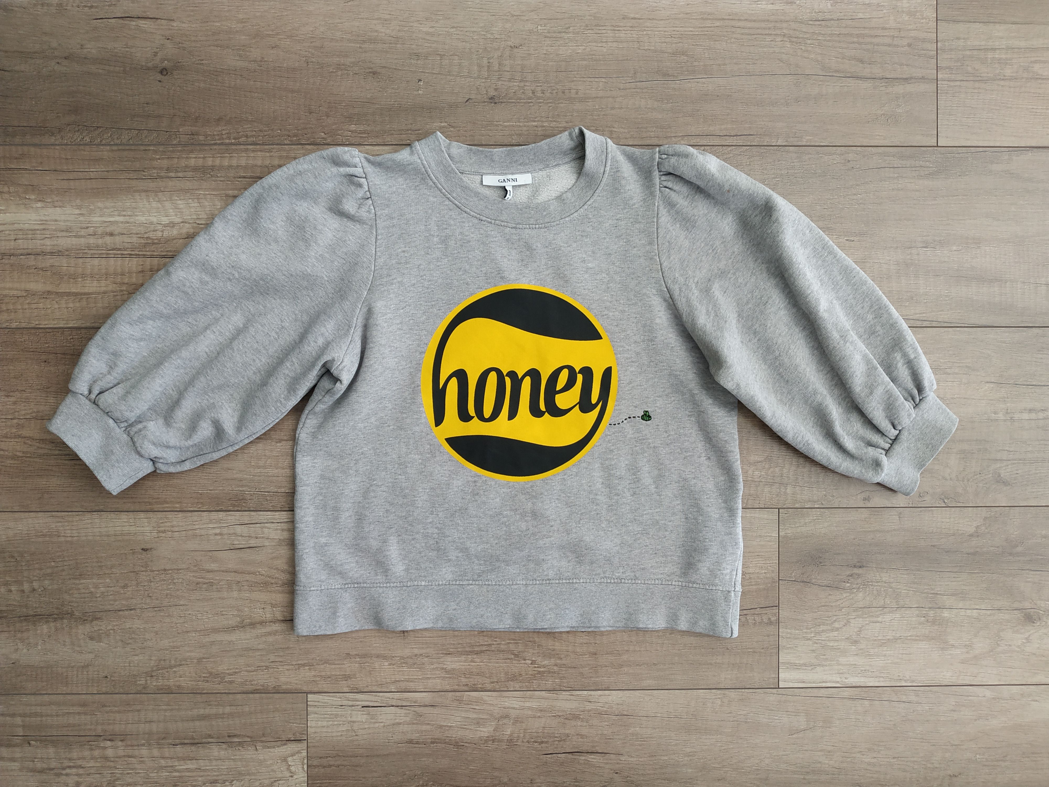 Ganni GANNI 'Honey' Women's Sweatshirt, s. MEDIUM, fit. SMALL Size M / US 6-8 / IT 42-44 - 1 Thumbnail