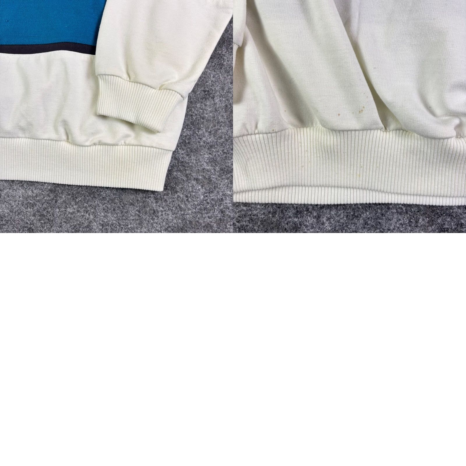 Sears VINTAGE The Men's Store at Sears Striped Polo Sweatshirt Blue White L Mens Size US L / EU 52-54 / 3 - 8 Thumbnail