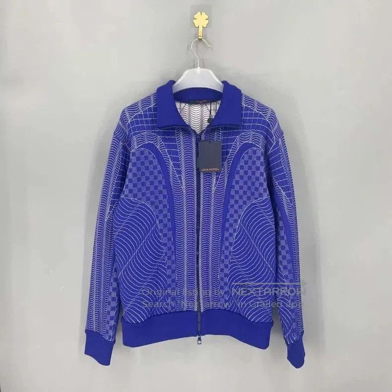 Louis Vuitton Louis Vuitton Striped Zip Collar Jacket. Size US L / EU 52-54 / 3 - 1 Thumbnail