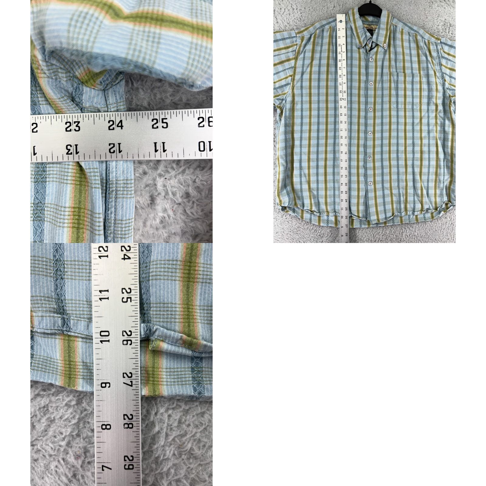 Tommy Bahama Tommy Bahama Shirt Mens Extra Large Blue Green Stripe Hawaiian Lyocell Beach Size US XL / EU 56 / 4 - 9 Thumbnail