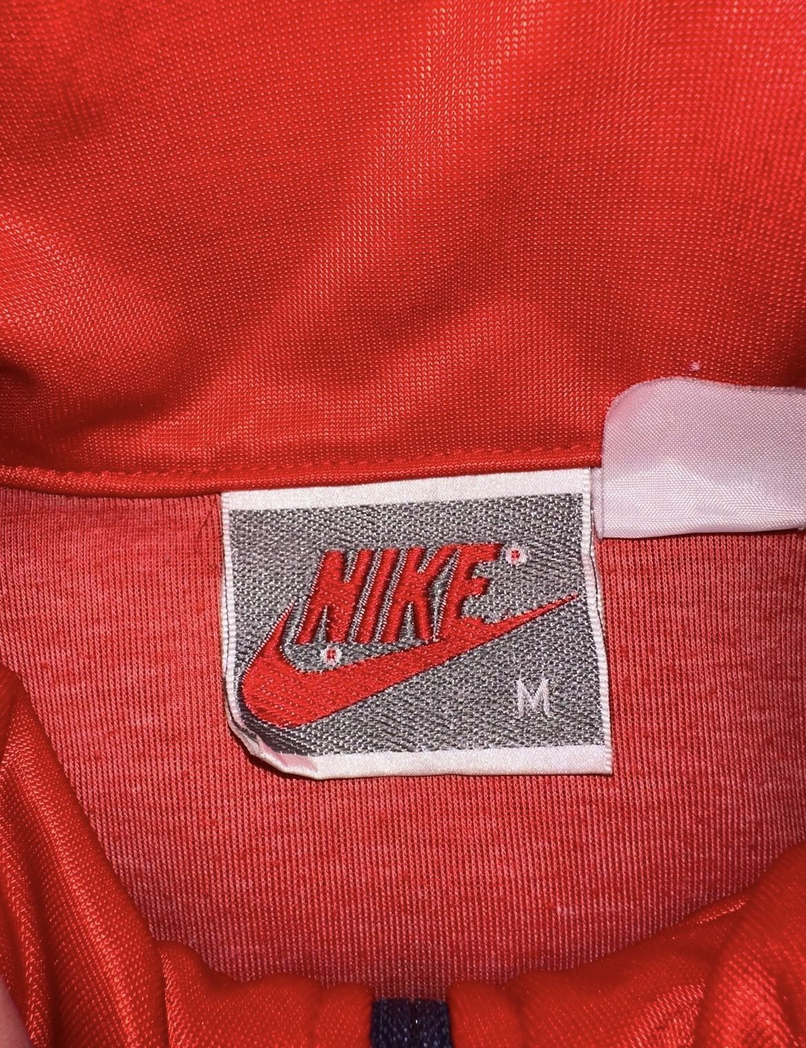 Nike × Vintage Vintage Nike Grey Tag Zip Up Athletic Jacket Size Medium Size US M / EU 48-50 / 2 - 4 Thumbnail
