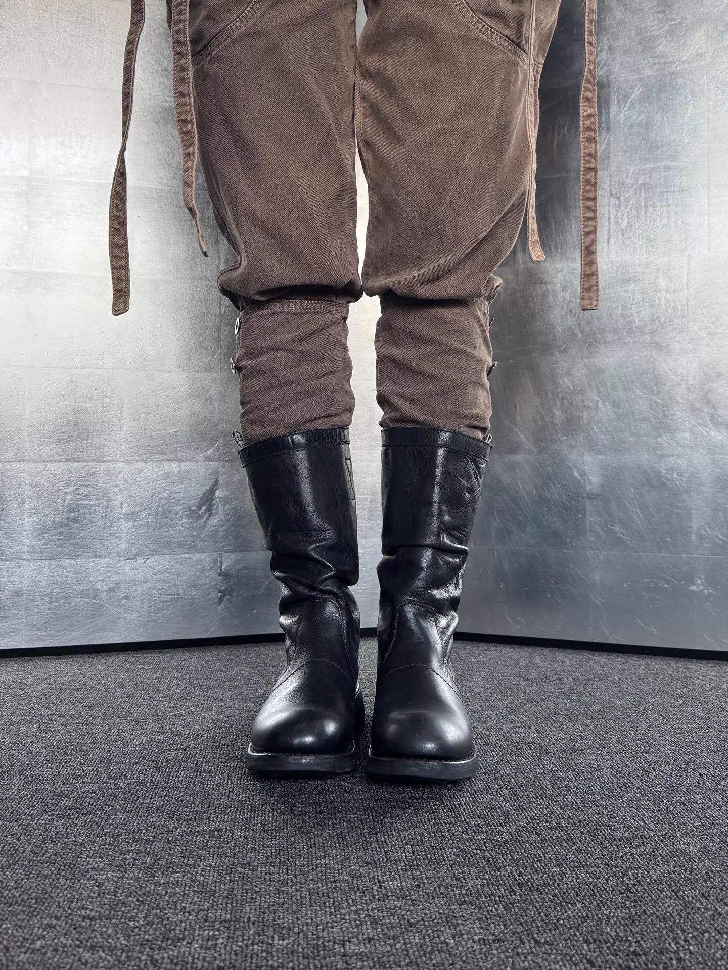 Belgian Shoes Belgian Brand Leather Boots 30cm Shaft Mint Size 38 Size US 7.5 / IT 37.5 - 2 Thumbnail