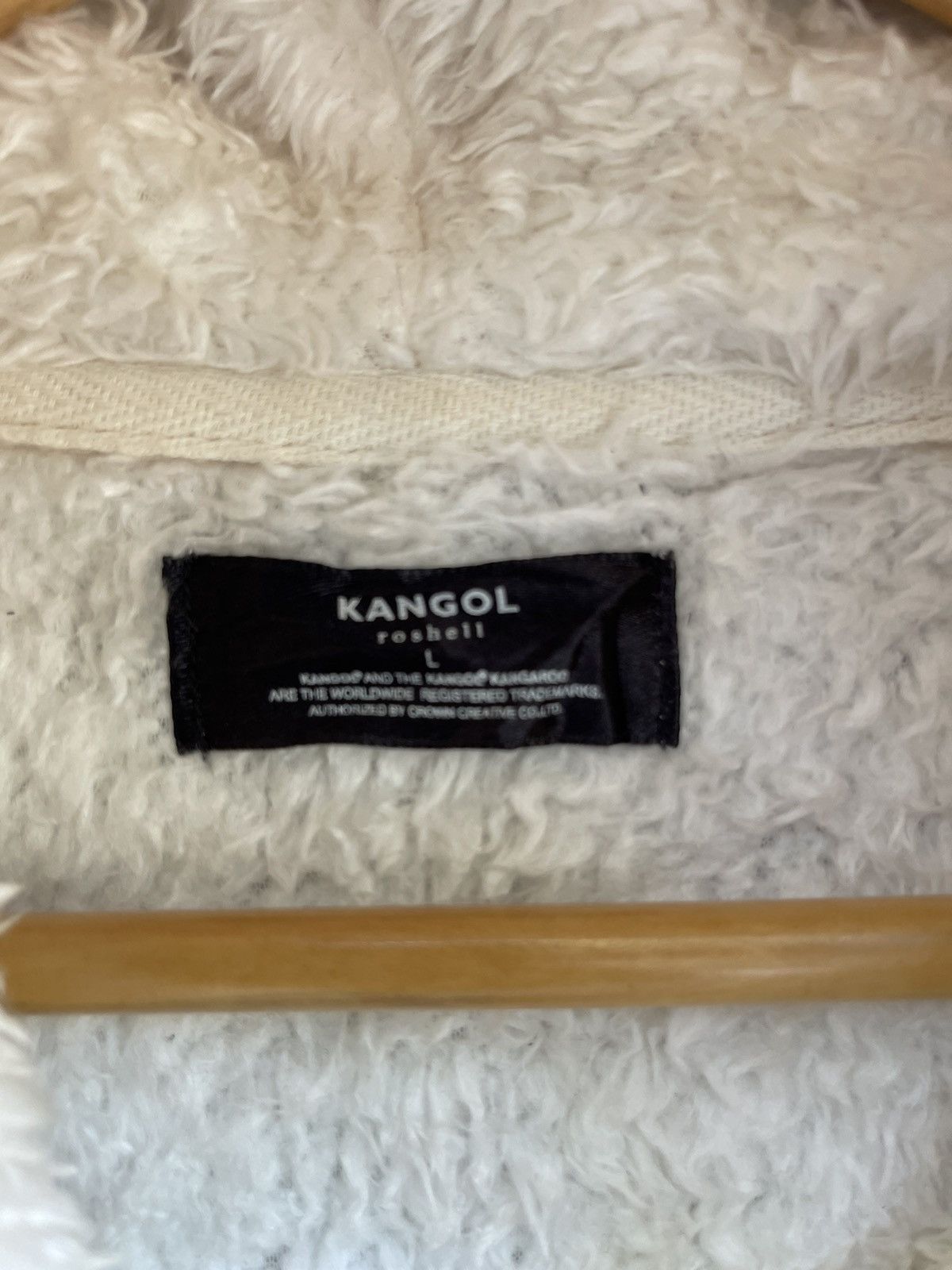 Japanese Brand × Kangol Kangol Roshell Fleece Hoodie Jacket Size US L / EU 52-54 / 3 - 3 Thumbnail